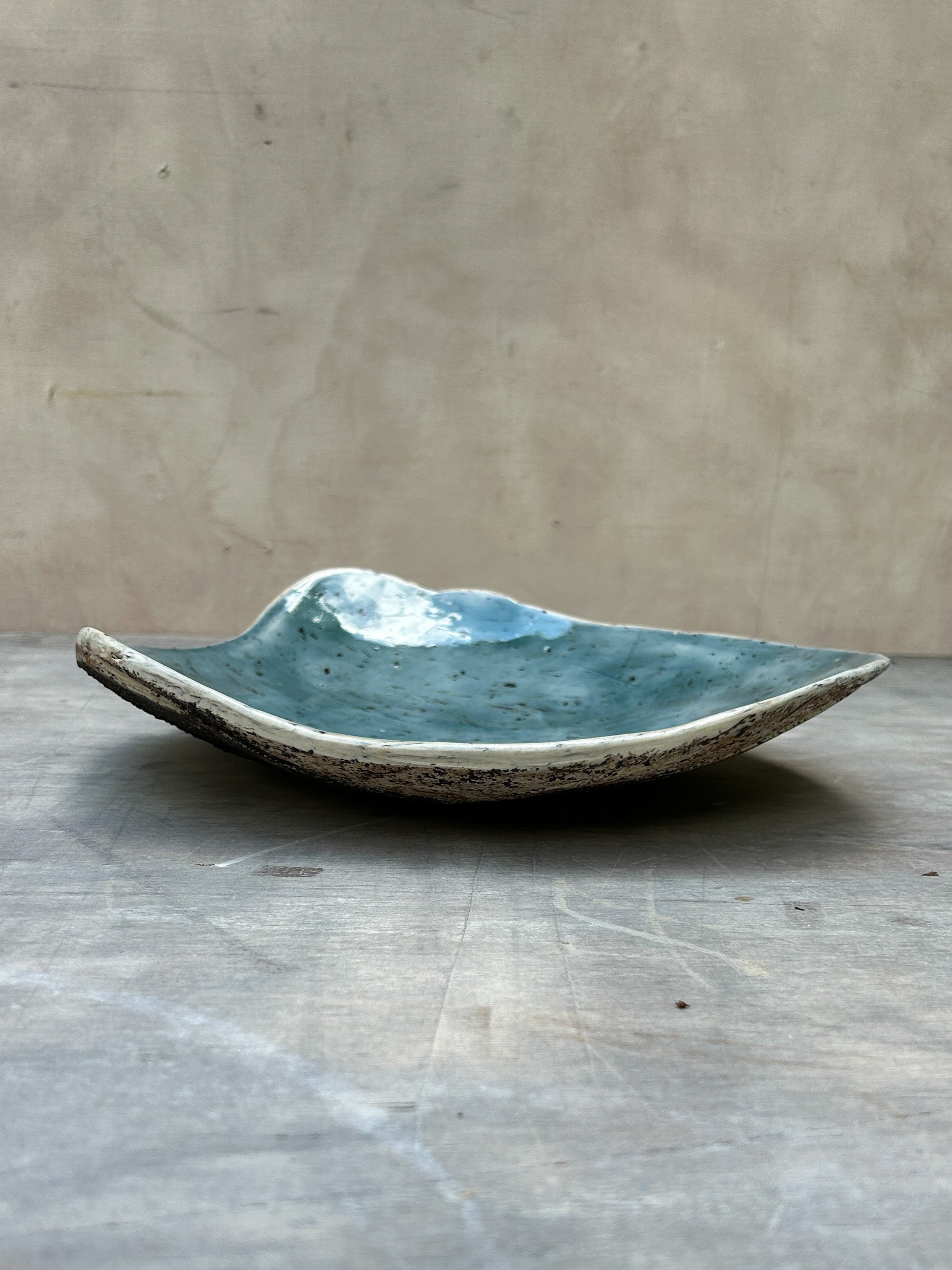 Torn Platter | Blue