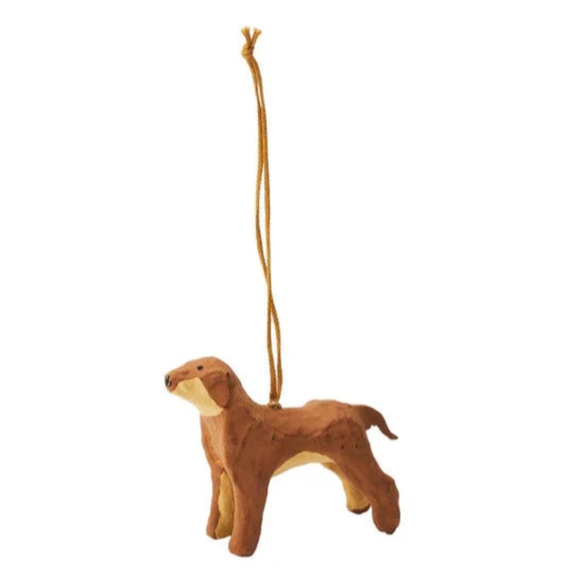 Paper Mache Dog Ornament