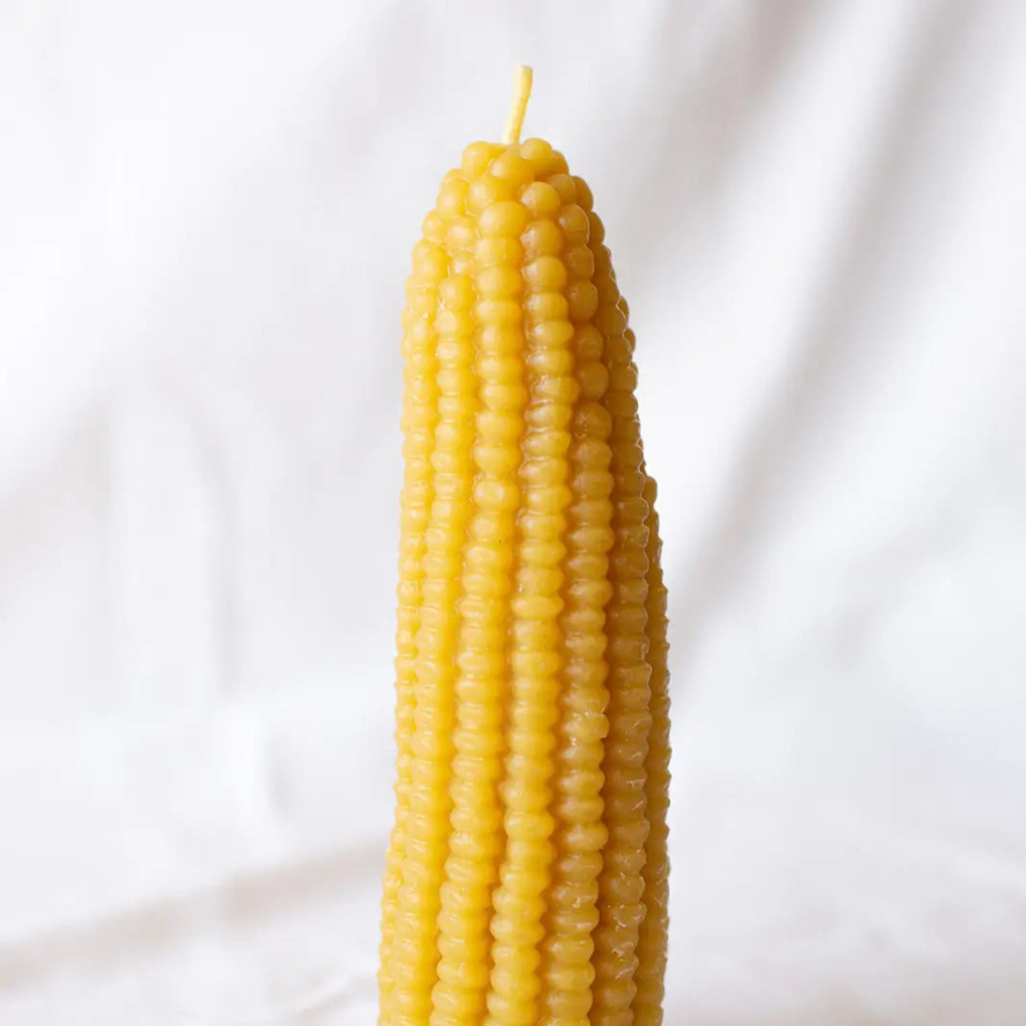 Beeswax Corn Candle