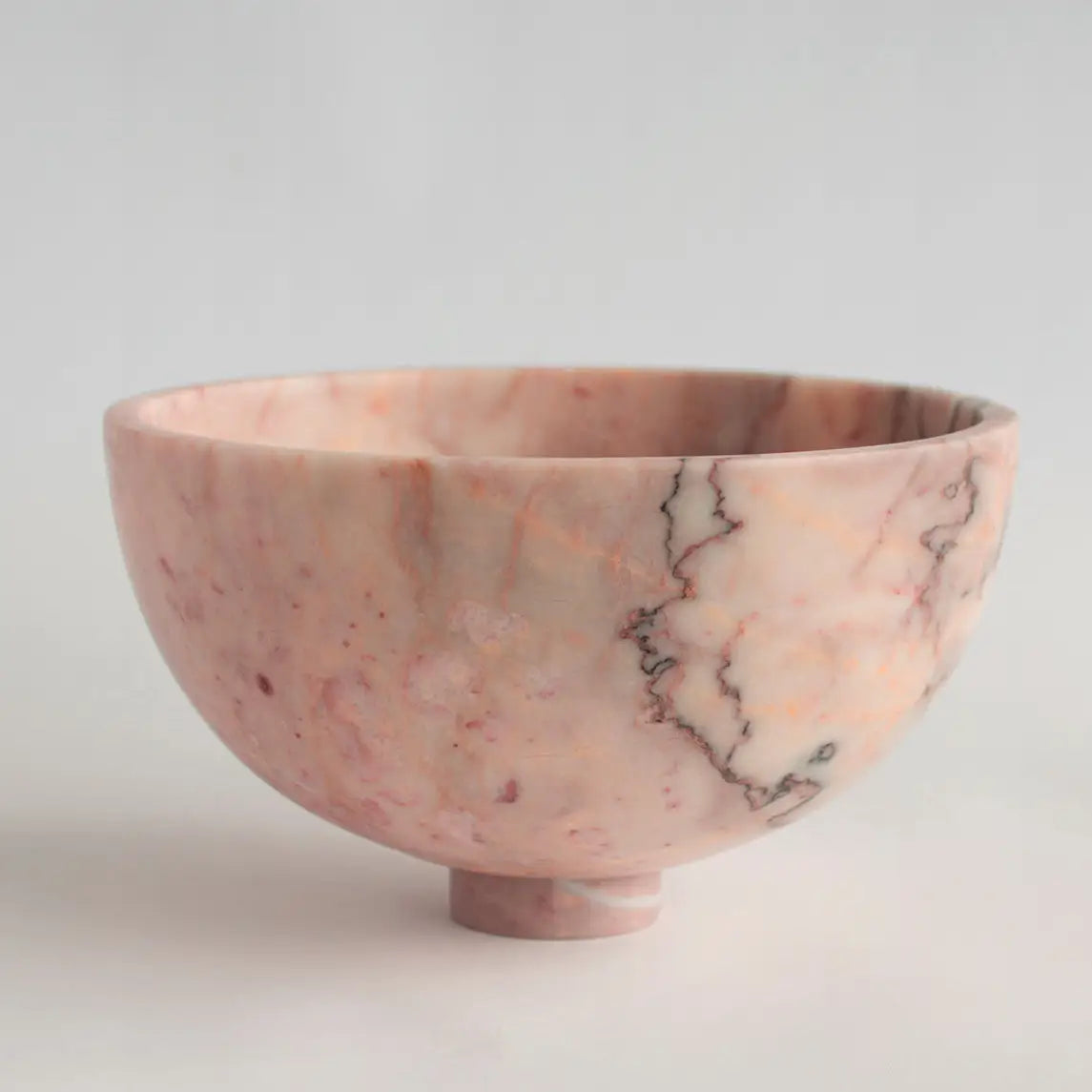 Pink Marble Fruit Bowl