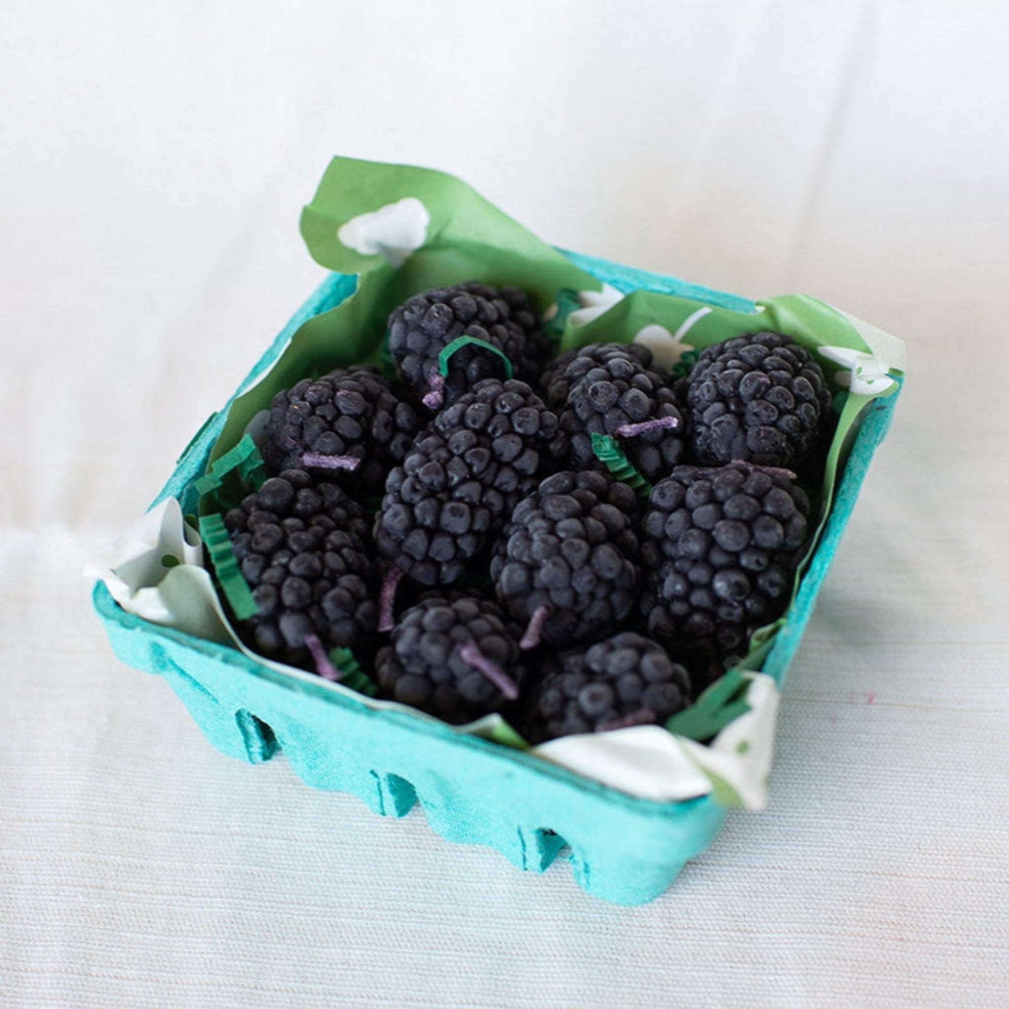 Beeswax Blackberry Birthday Candles | Set of 10