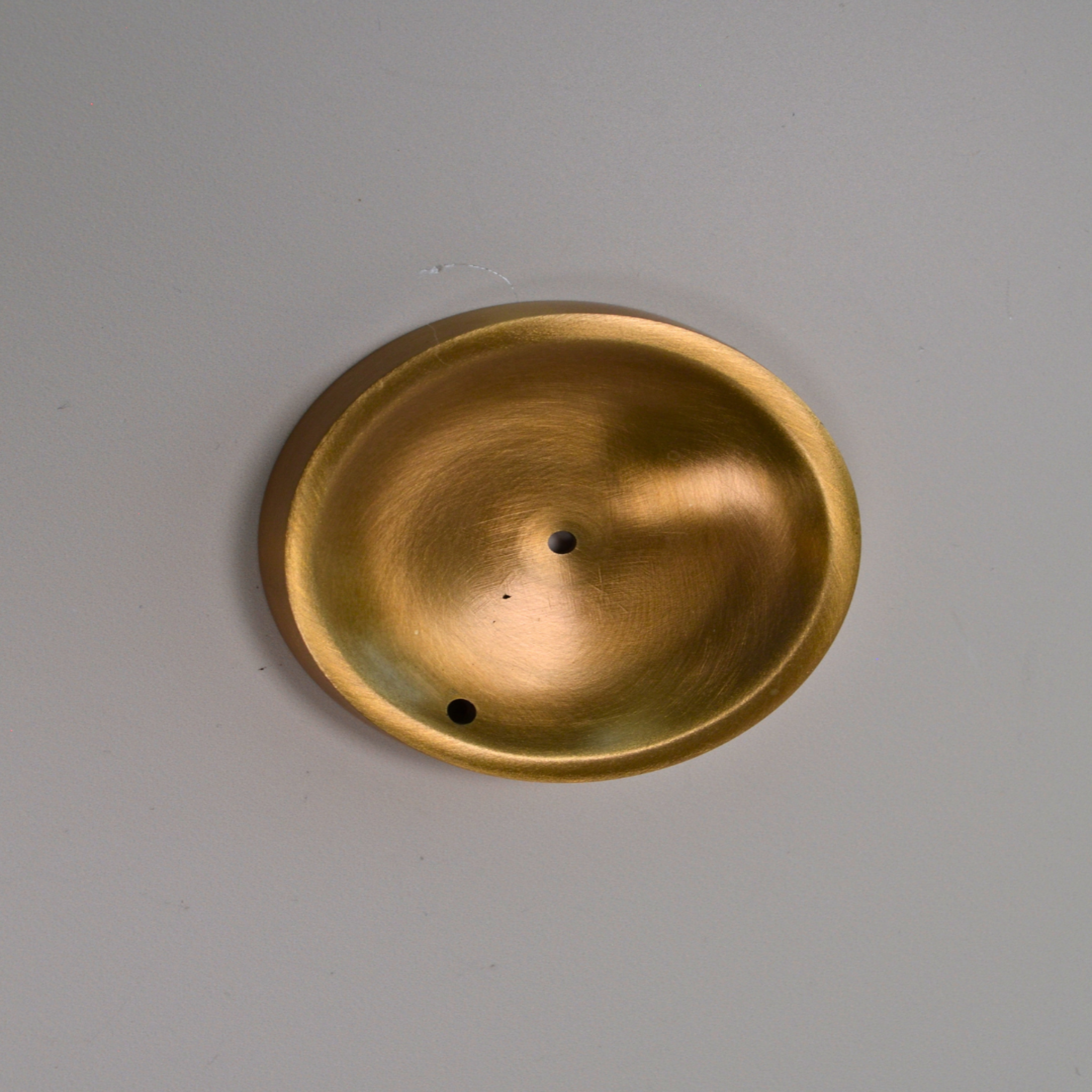 Round Brass Incense Holder