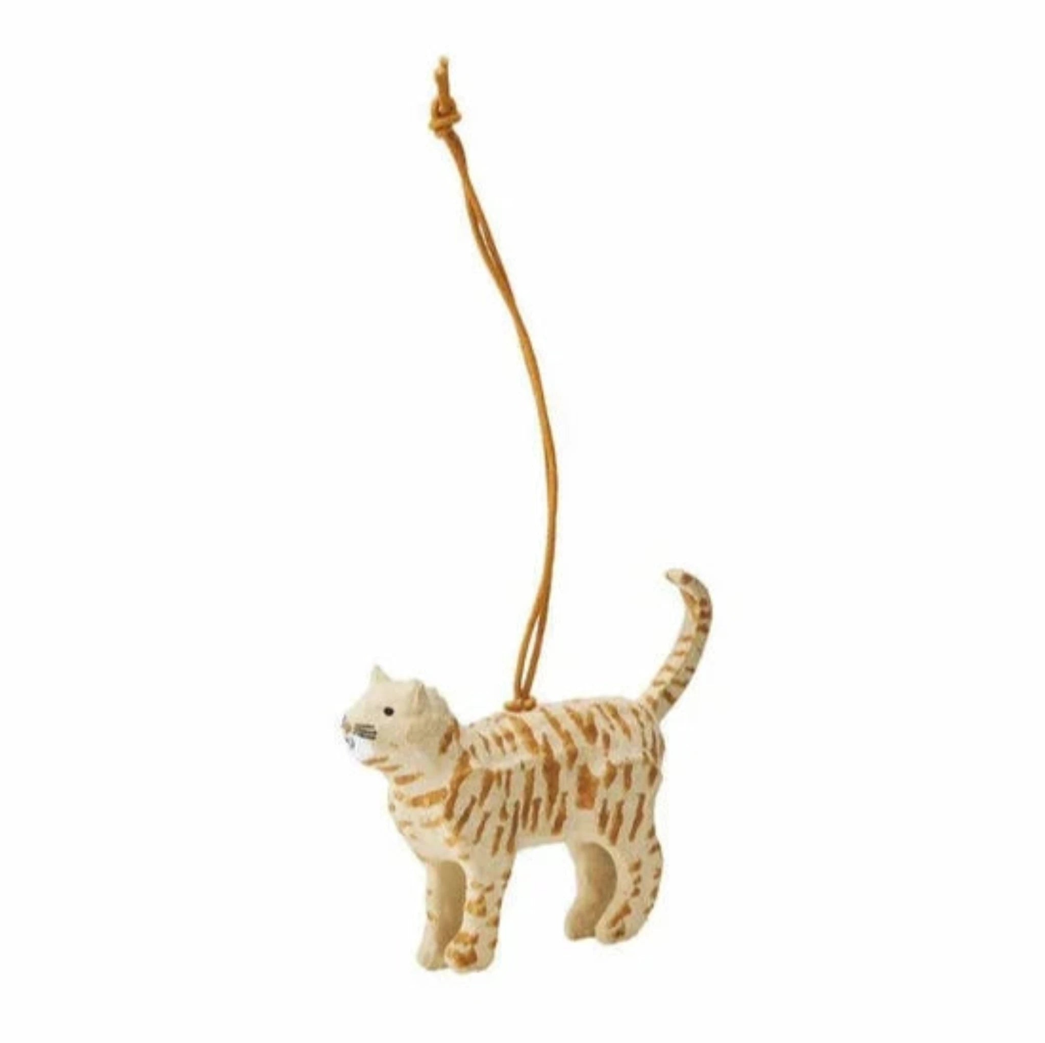 Paper Mache Cat Ornament