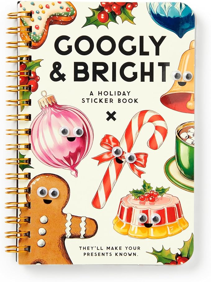 Googly and Bright: A Holiday Sticker Book