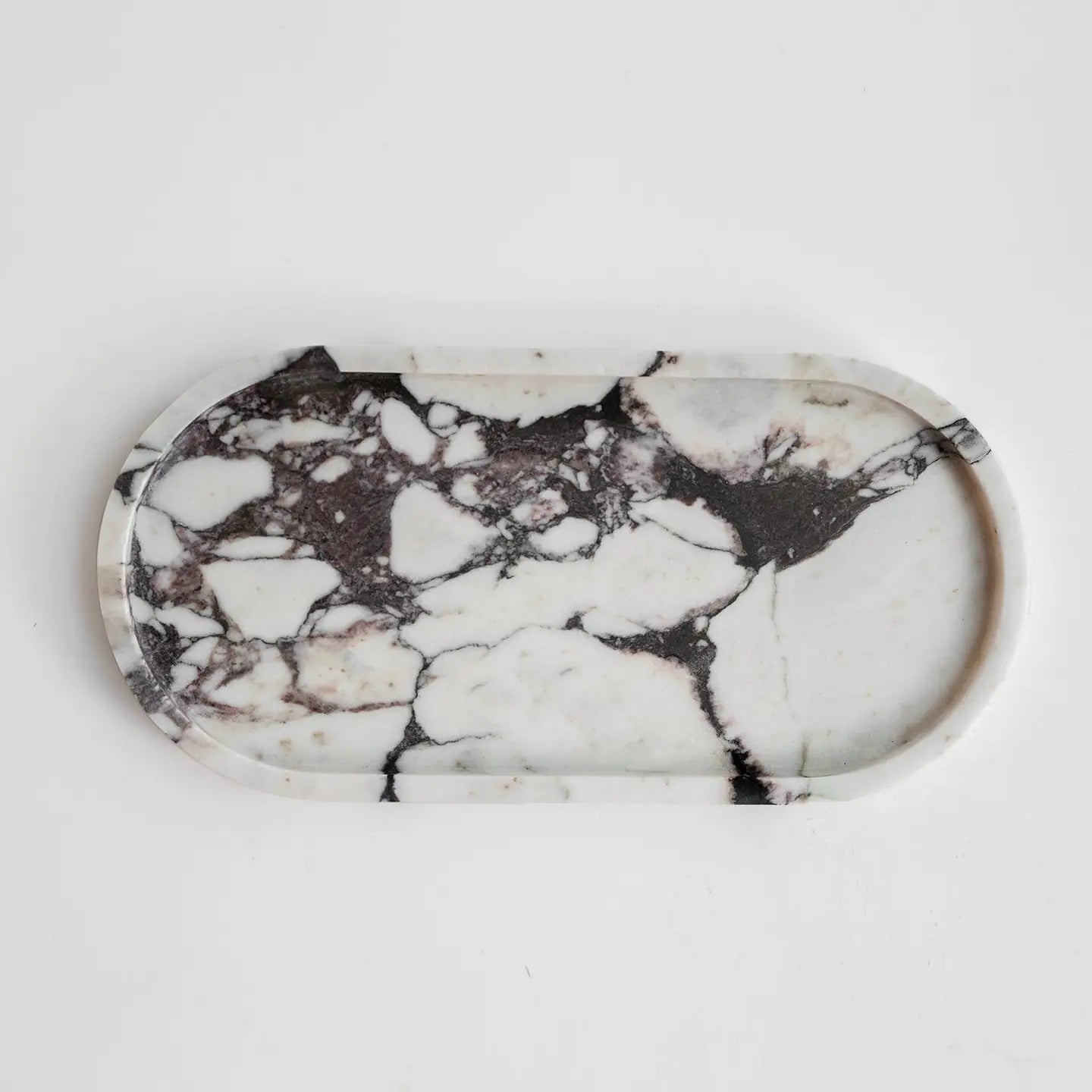 Calacatta Marble Oval Tray