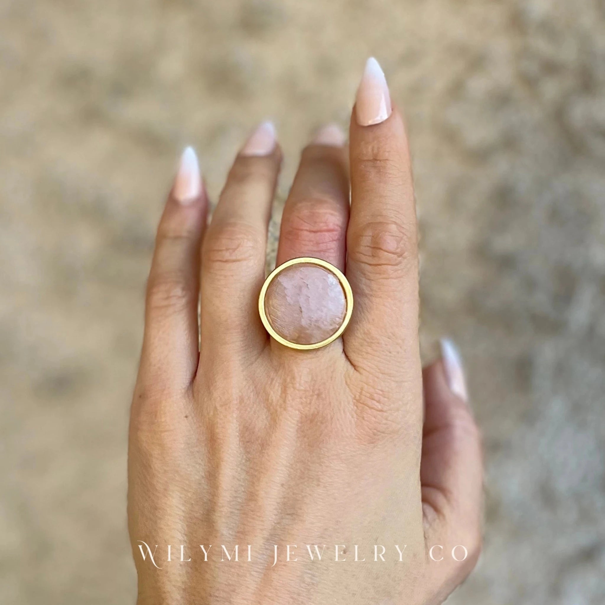 WILYMI Rose Quartz Ring