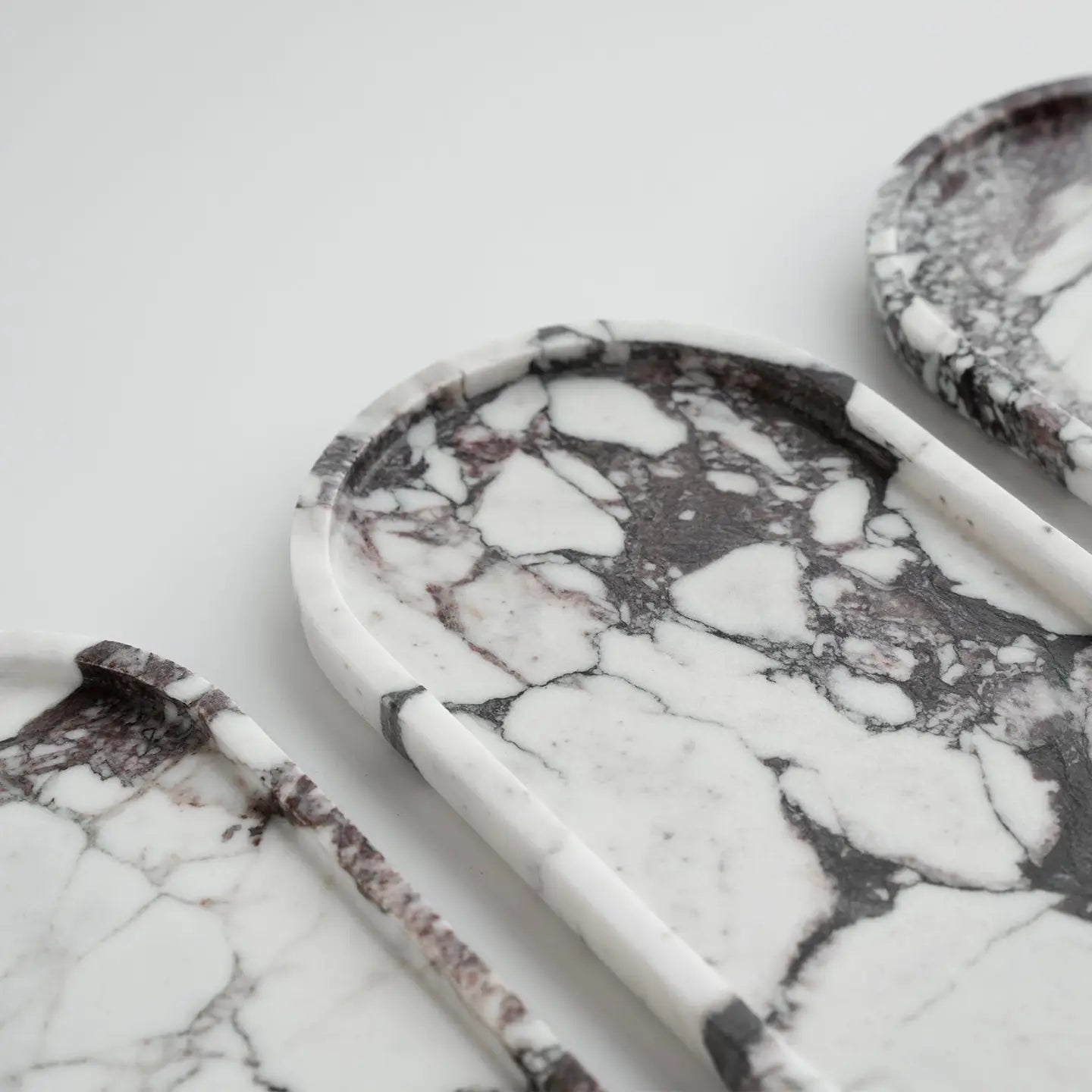 Calacatta Marble Oval Tray