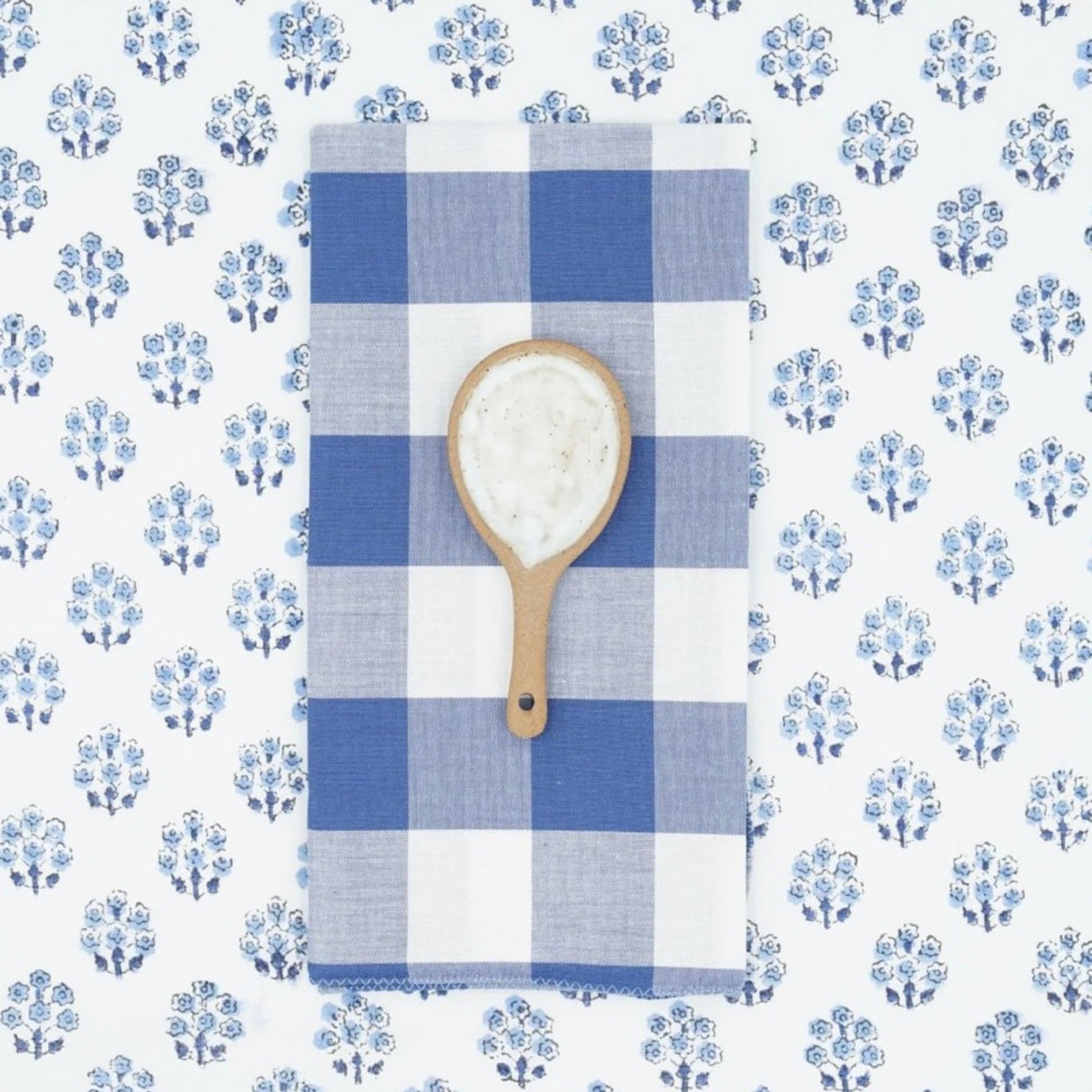 Table Napkins - Fougere Cobalt