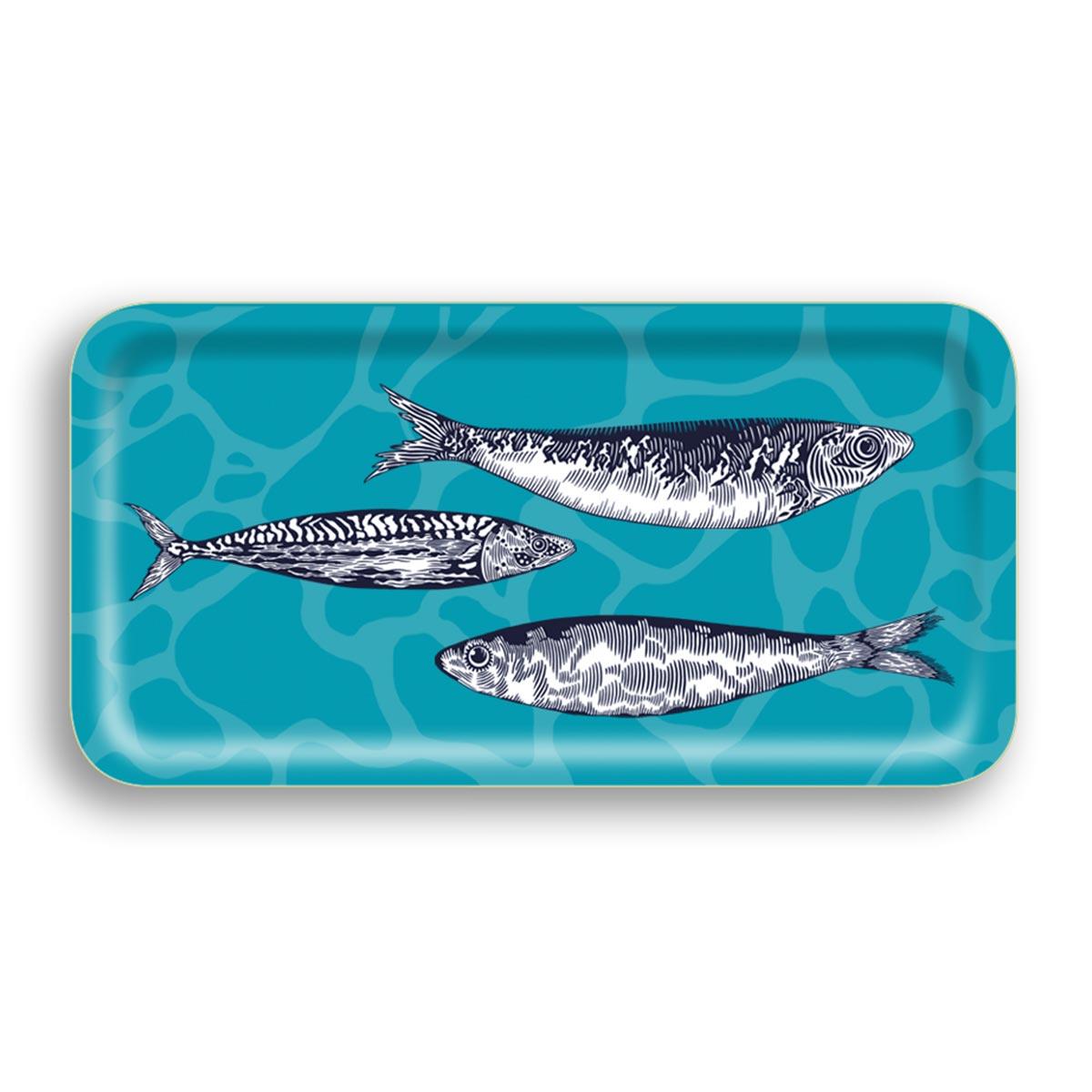 Blue Tide Aqua Narrow Tray