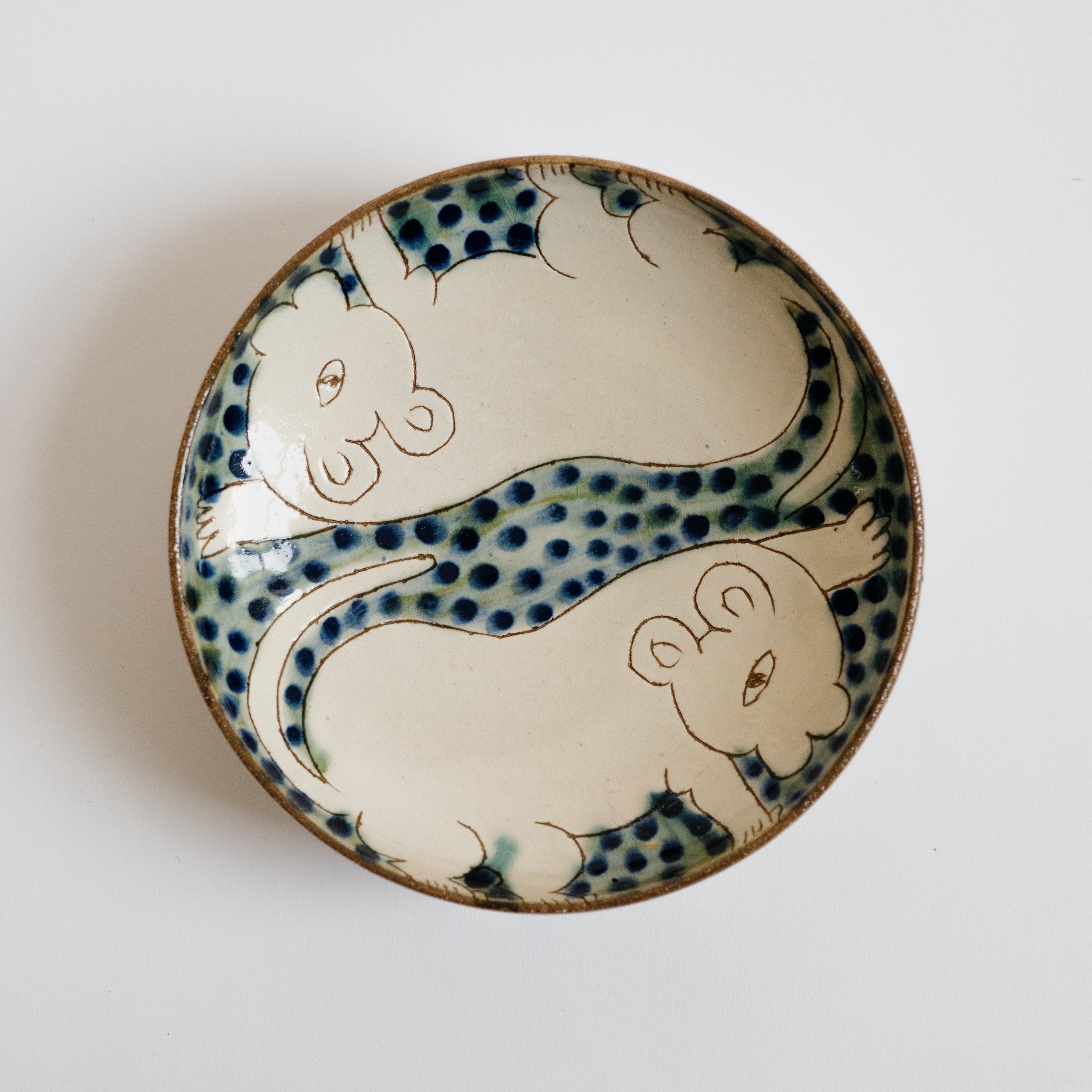 Blue Cubs Ceramic Plate (Small)