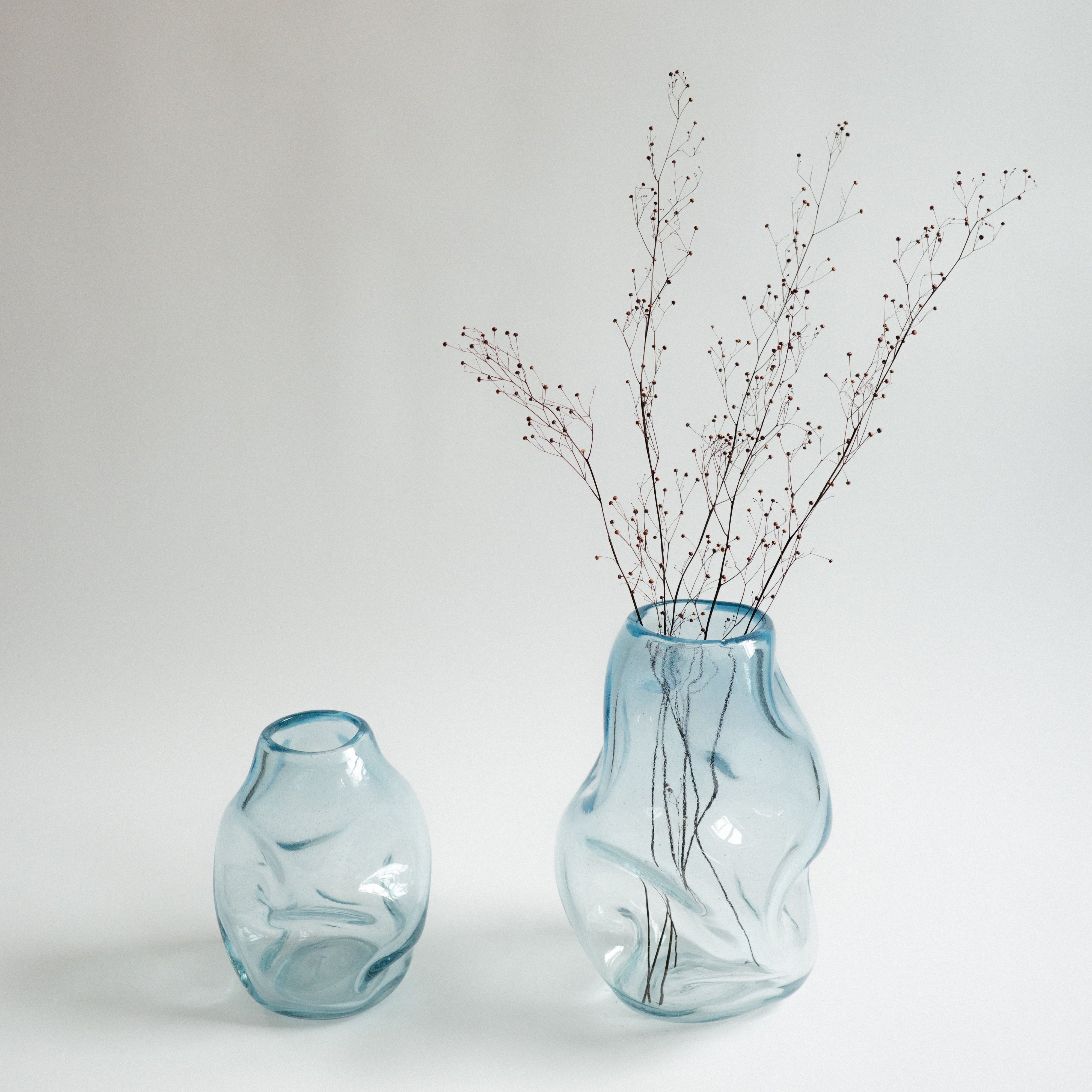 Bubblegum Vase | Icy Aqua