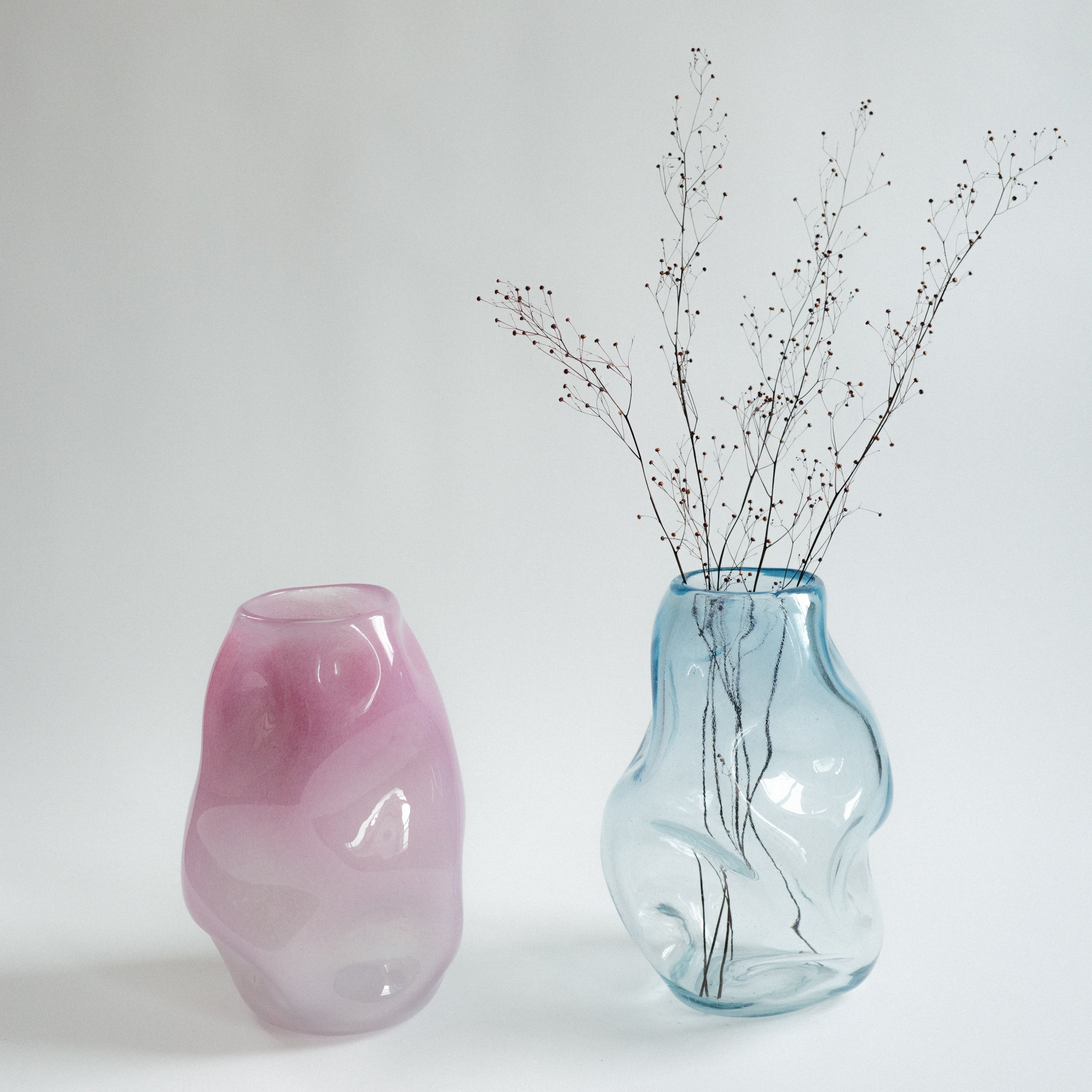 Bubblegum Vase | Icy Aqua