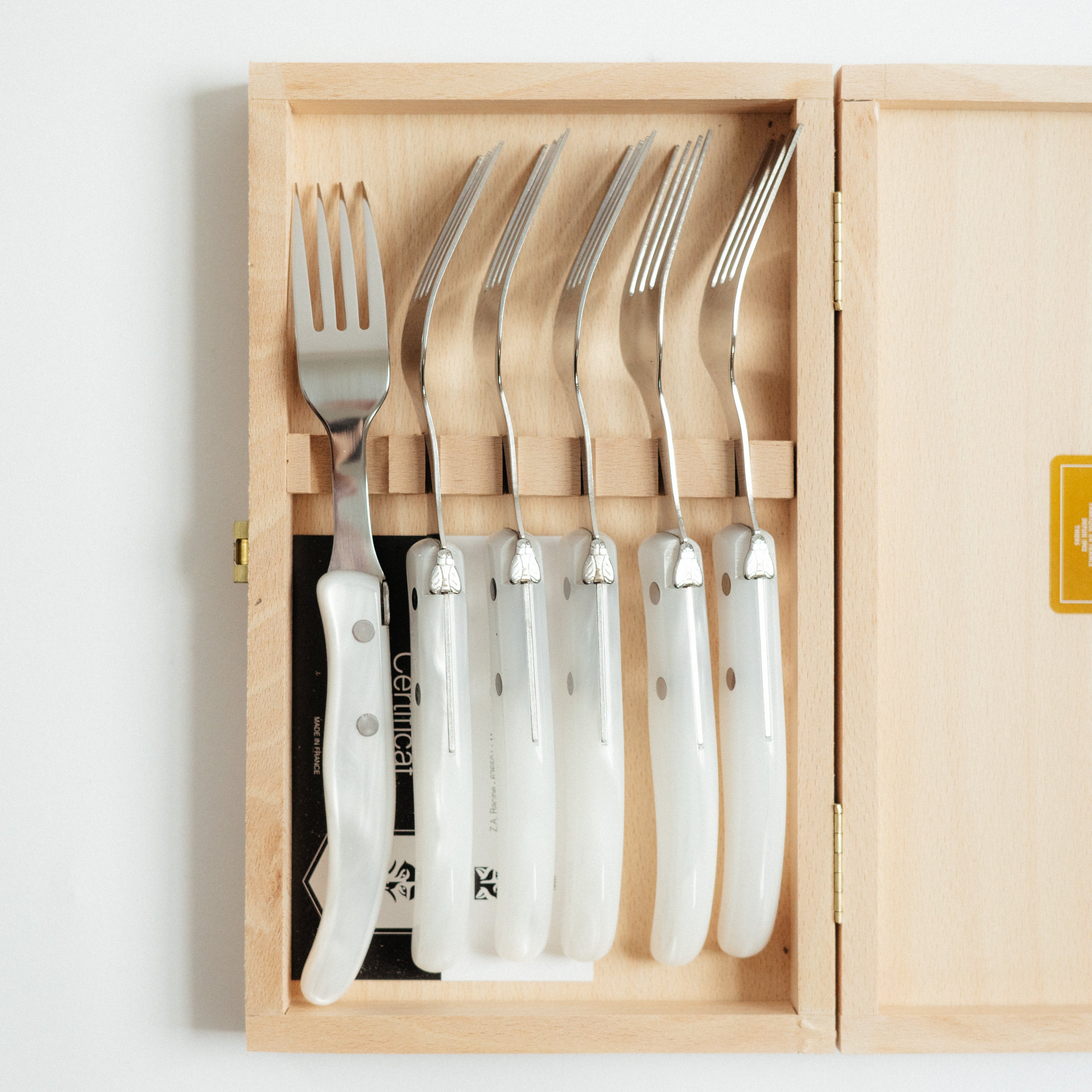 Berlingot Box of 6 Steak Forks
