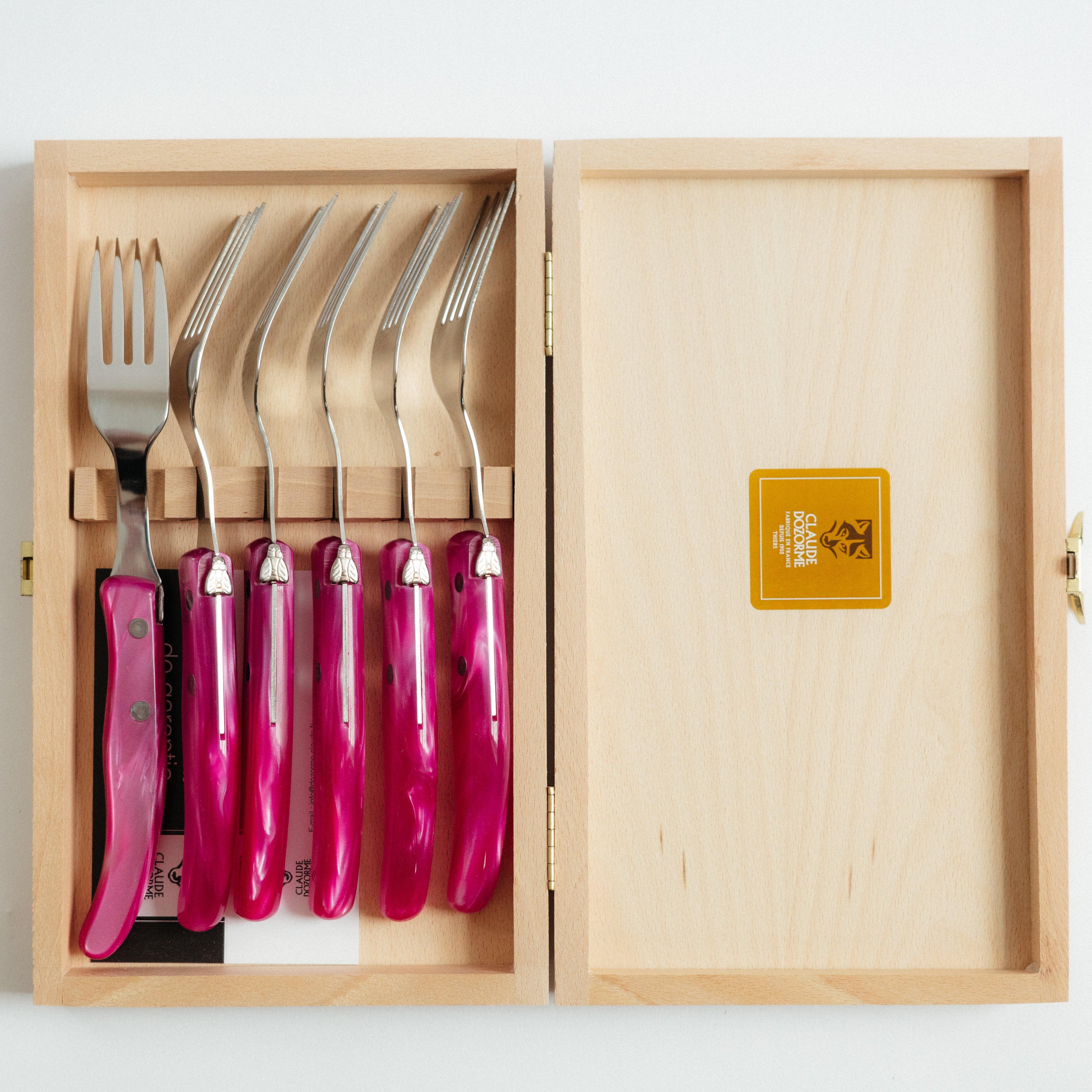 Berlingot Box of 6 Steak Forks