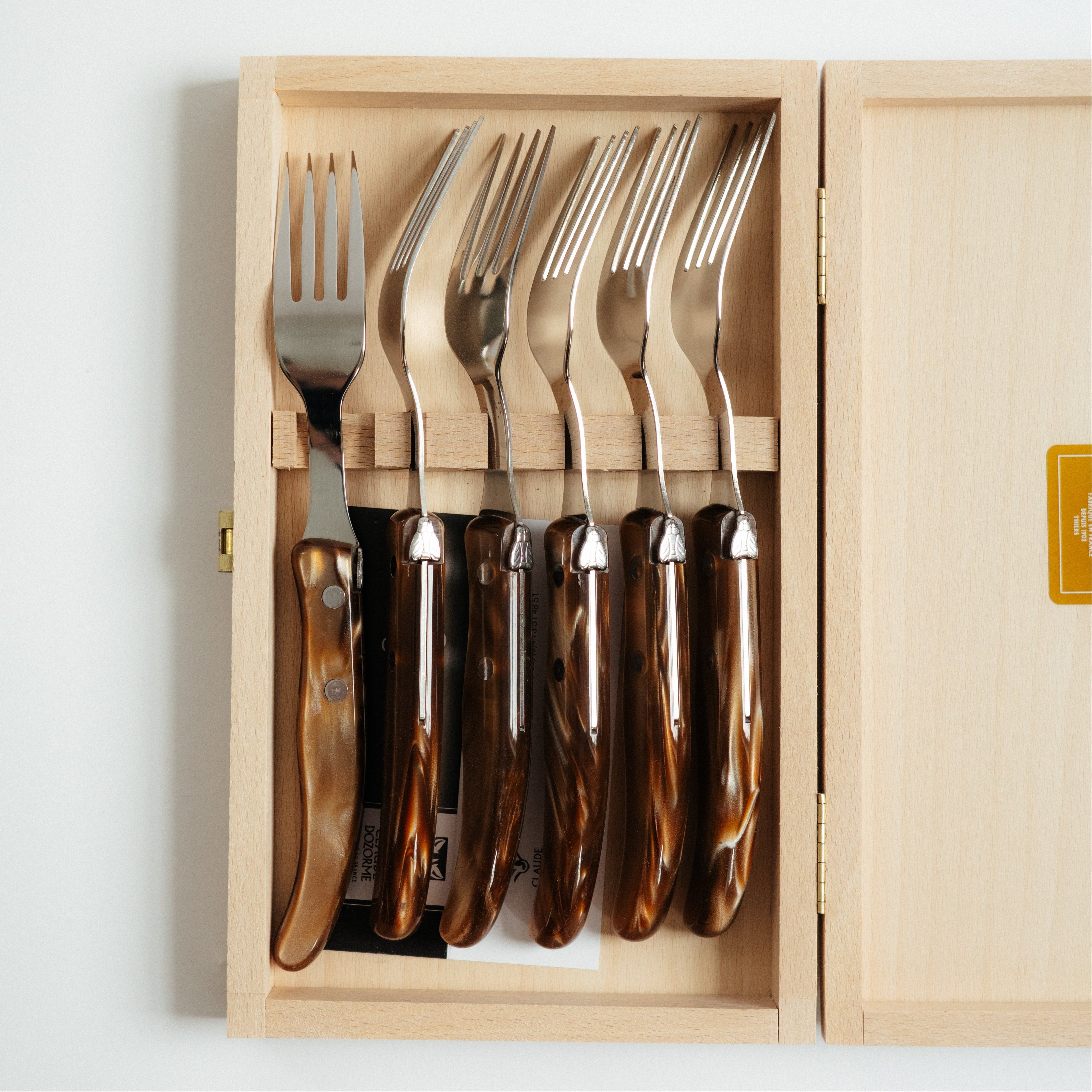 Berlingot Box of 6 Steak Forks