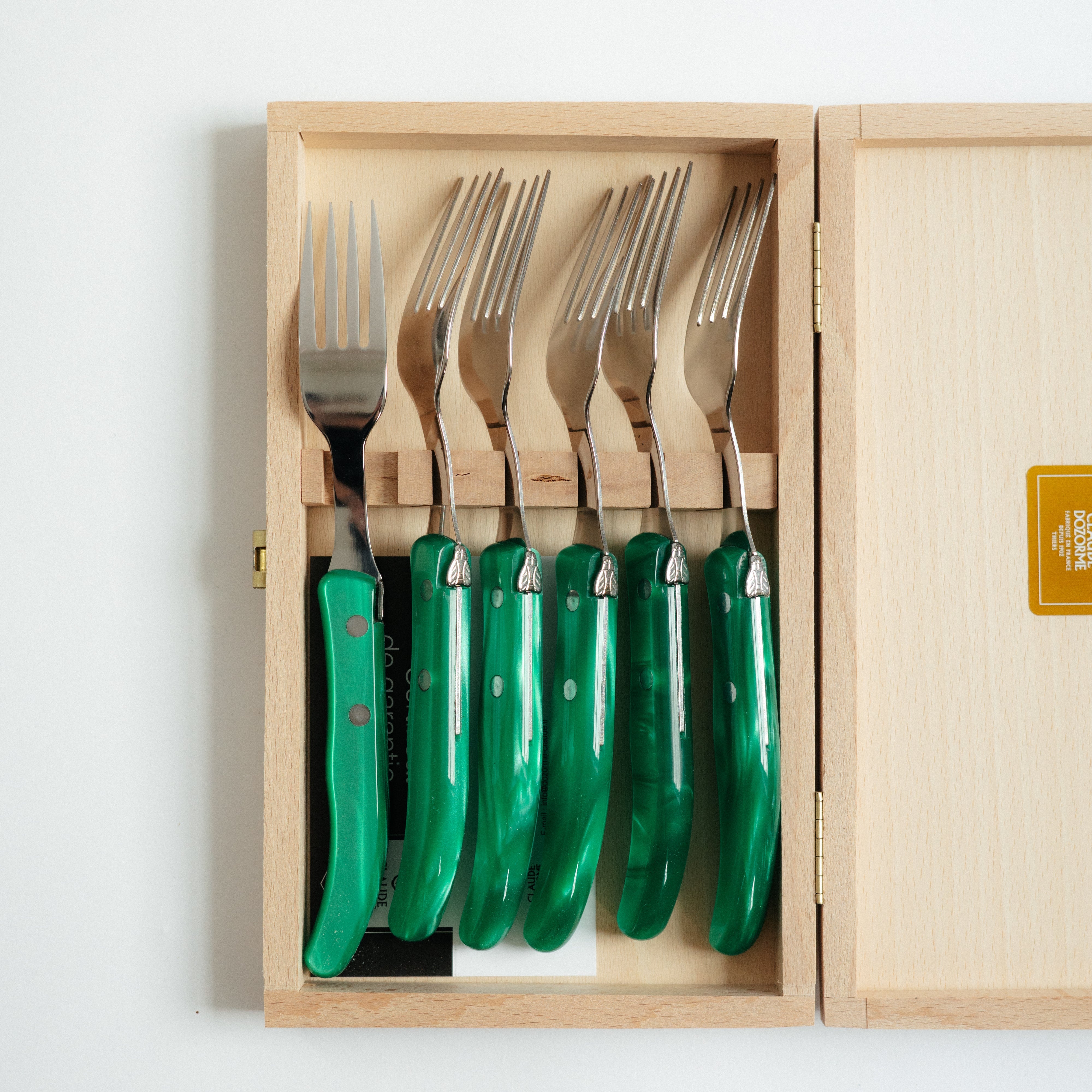 Berlingot Box of 6 Steak Forks