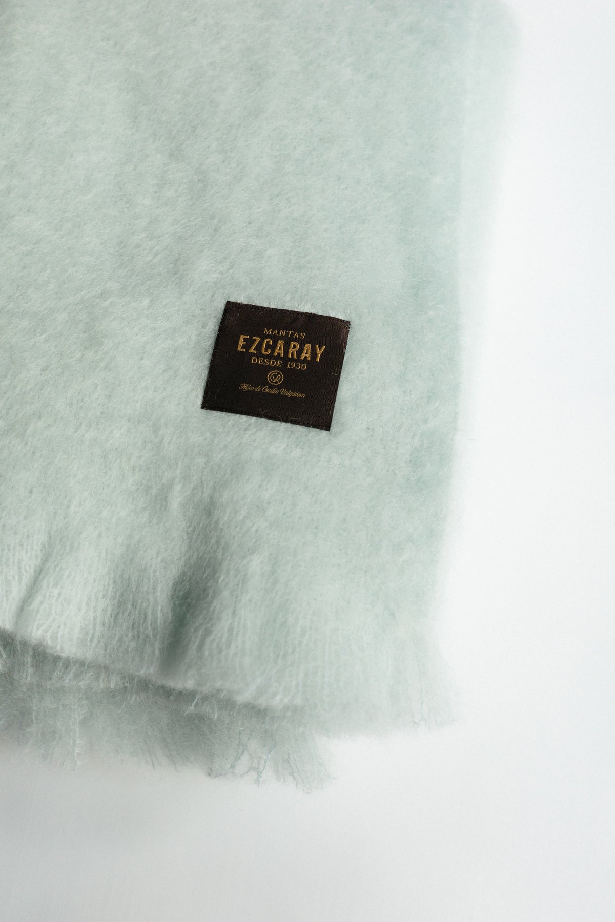 Mohair Lisos Blanket | Icy Blue