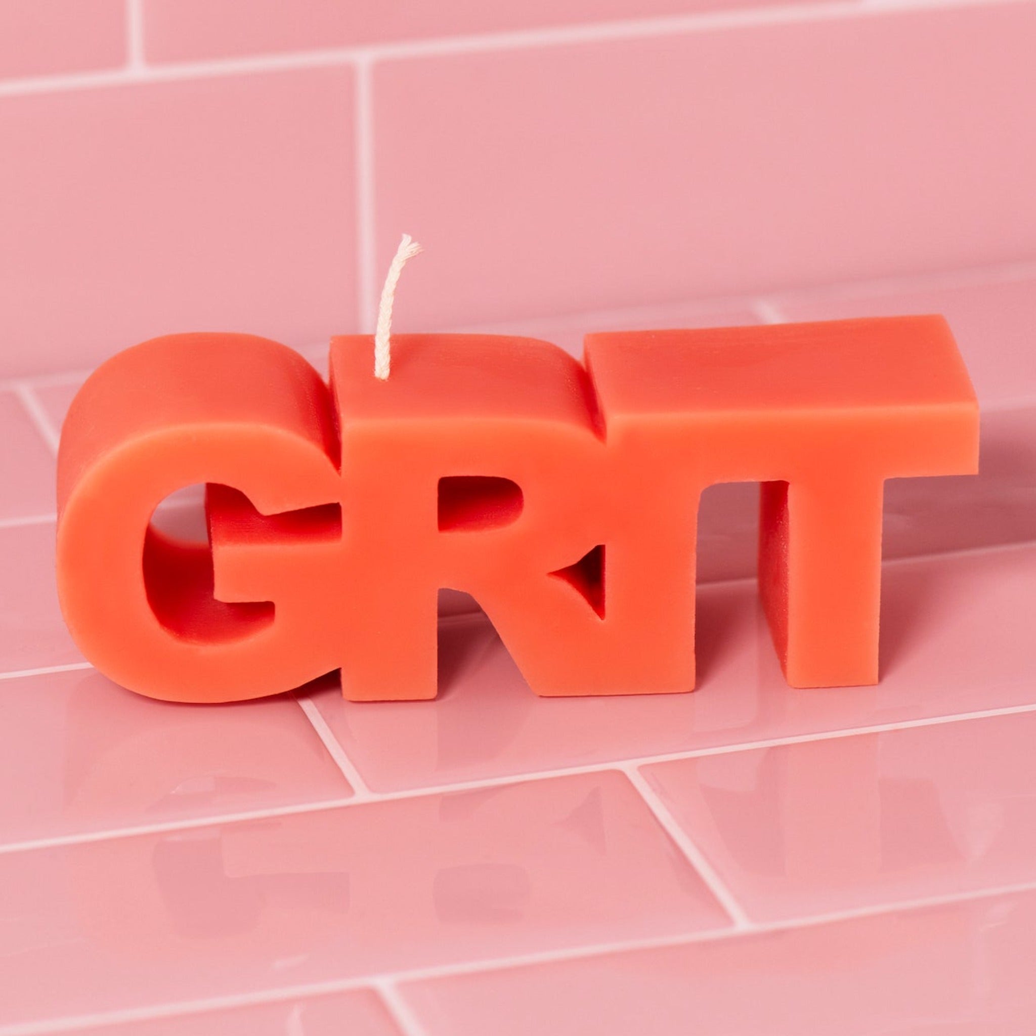 GRIT CANDLE | Peach