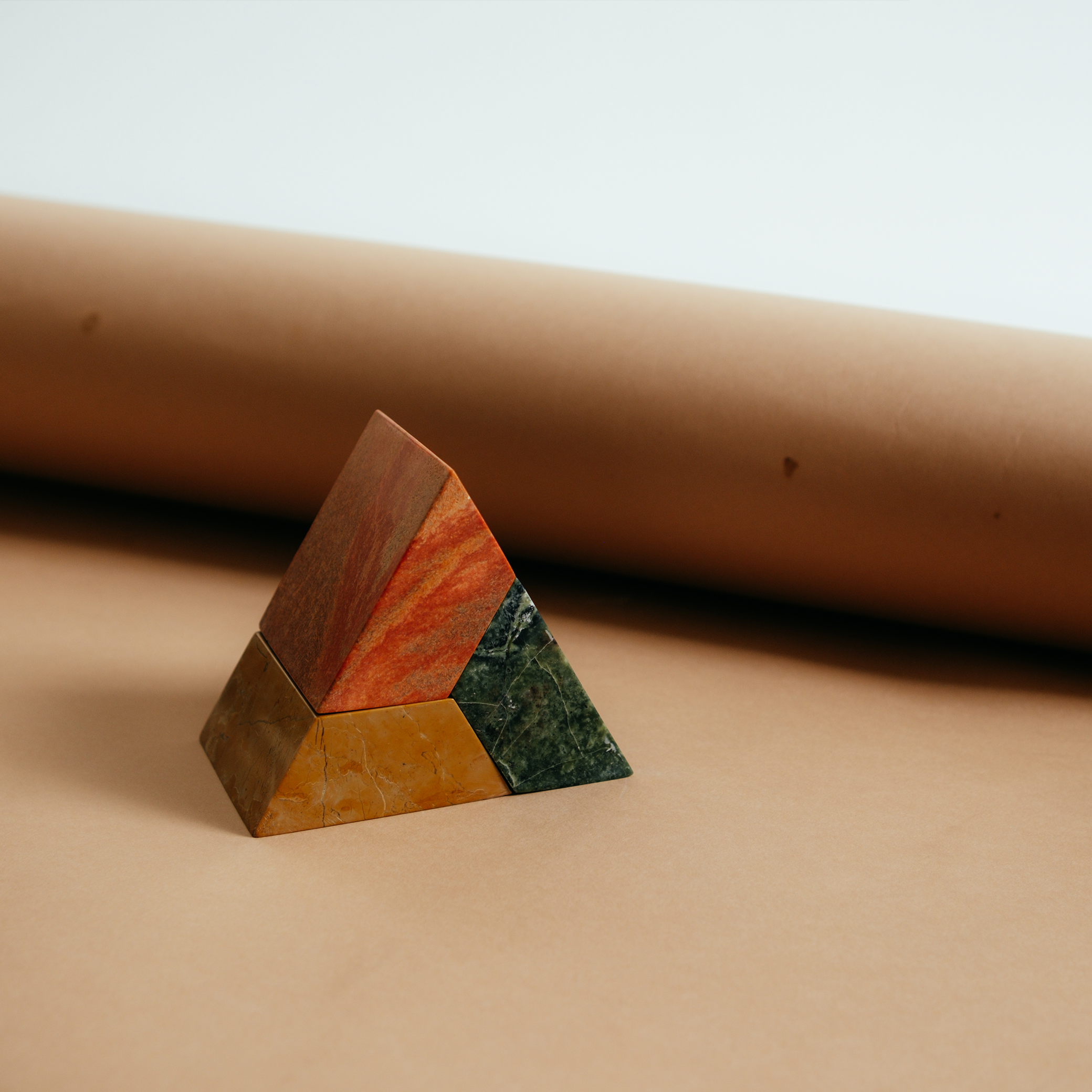 3-Piece Gemstone Triangle Puzzle