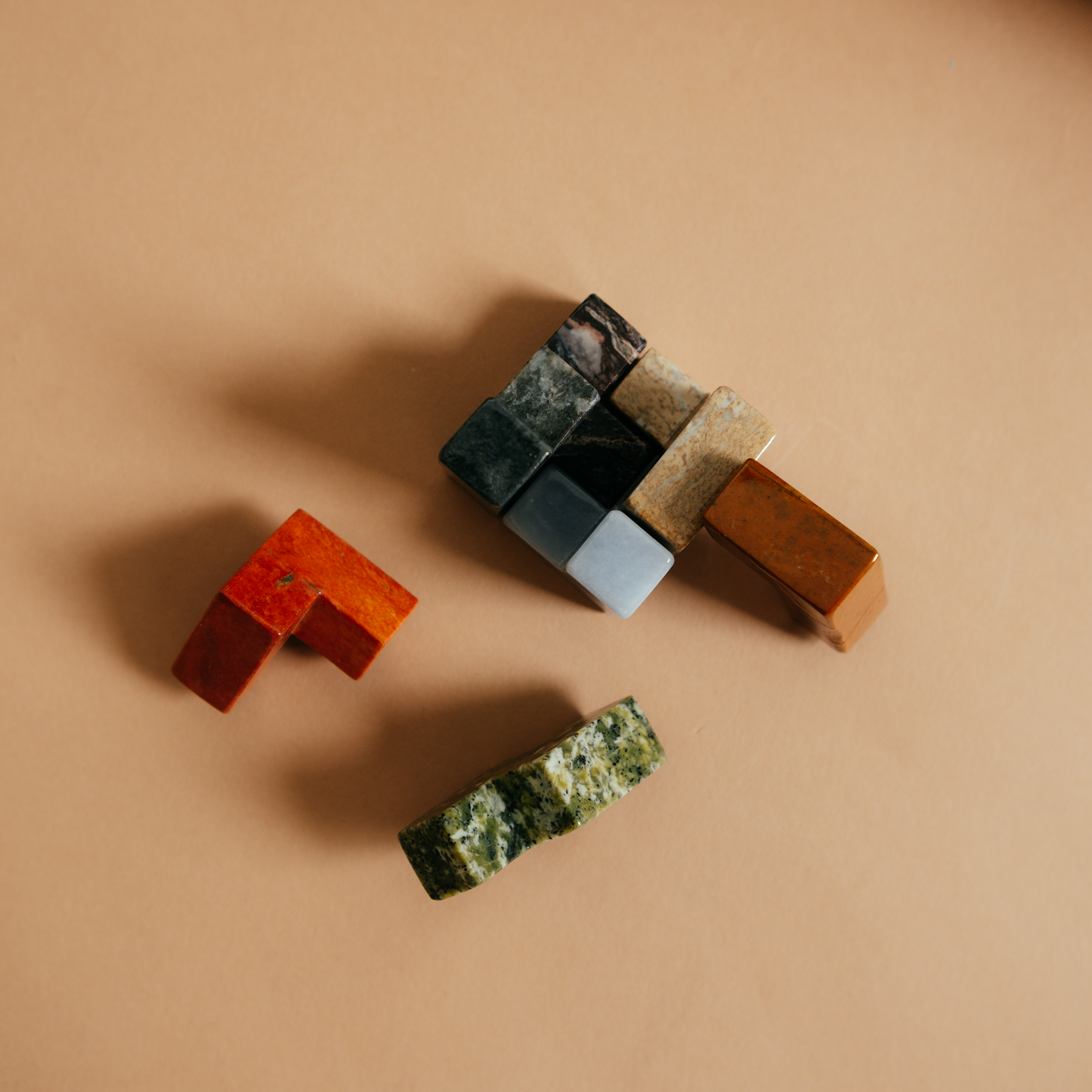 Gemstone Soma Cube Puzzle