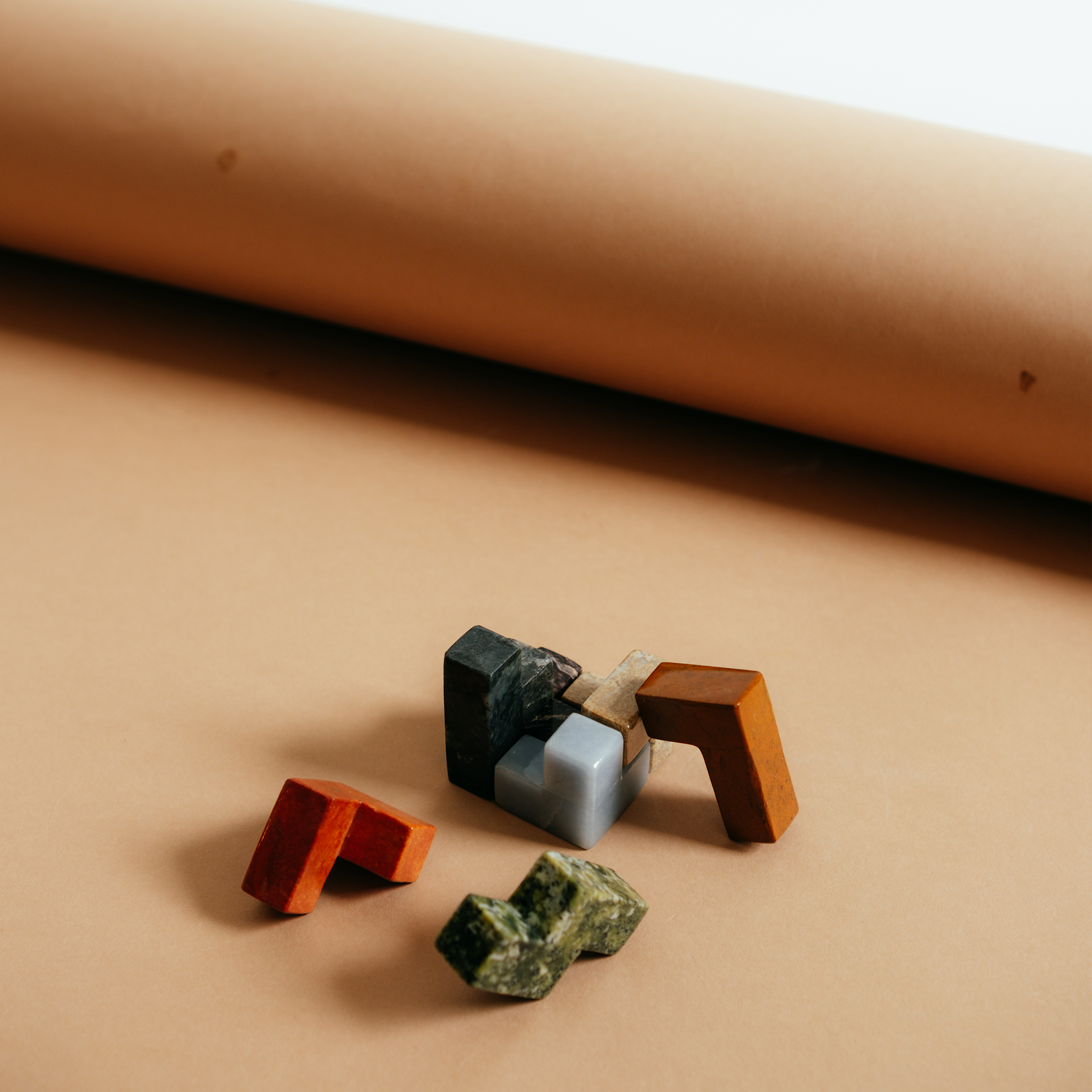 Gemstone Soma Cube Puzzle