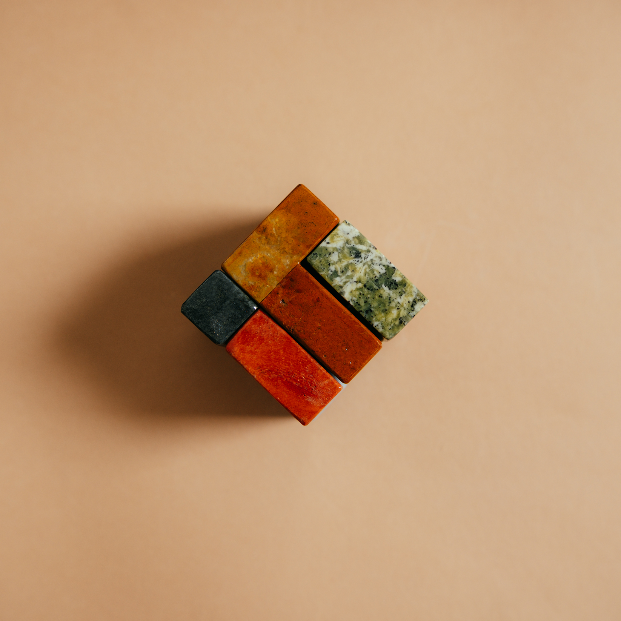 Gemstone Soma Cube Puzzle
