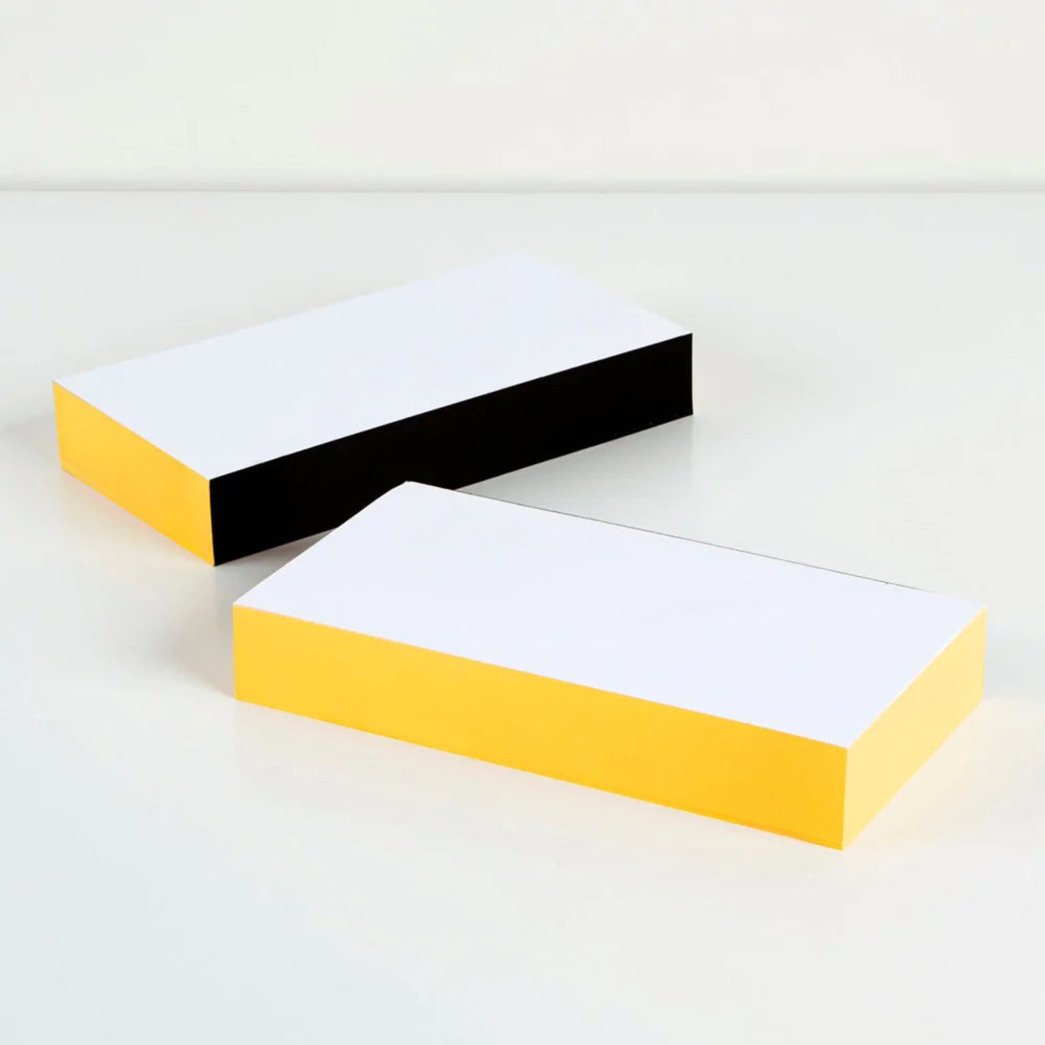 Medium Rectangular Notepad | Yellow Edging