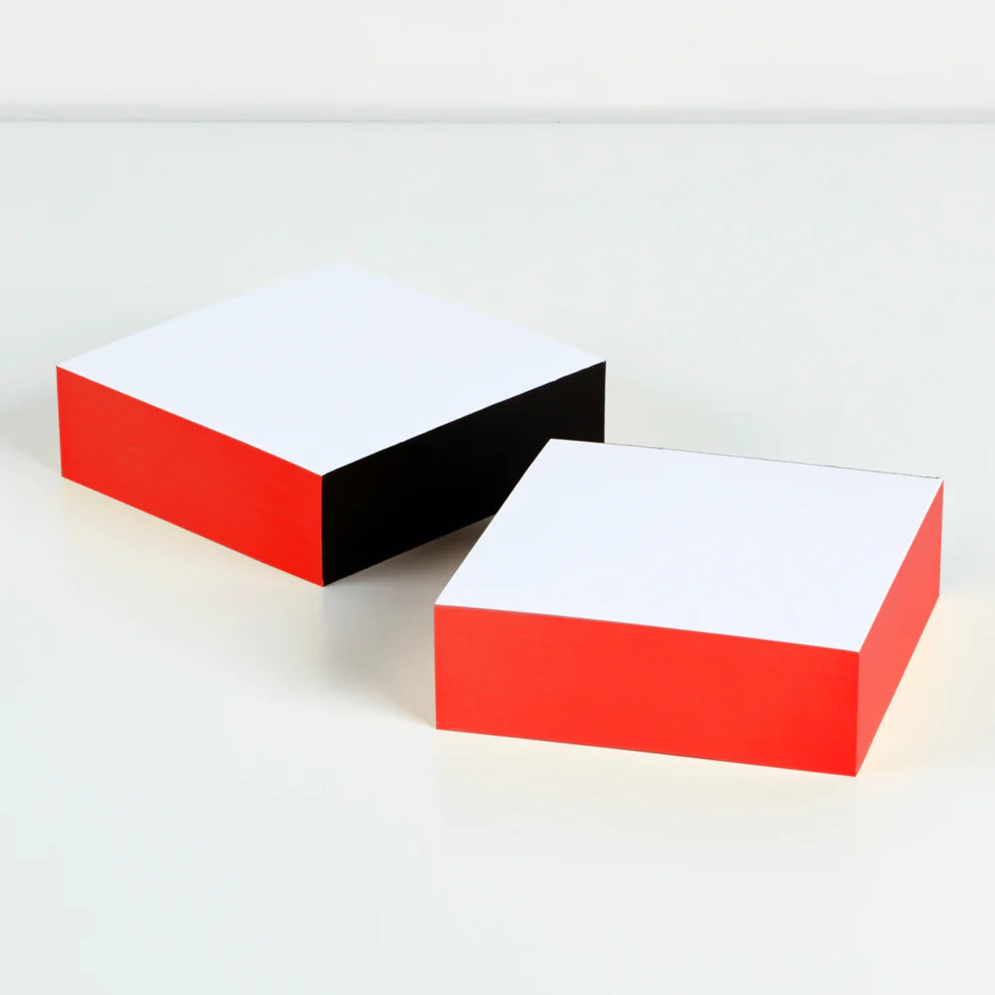 Small Square Notepad | Red Edging