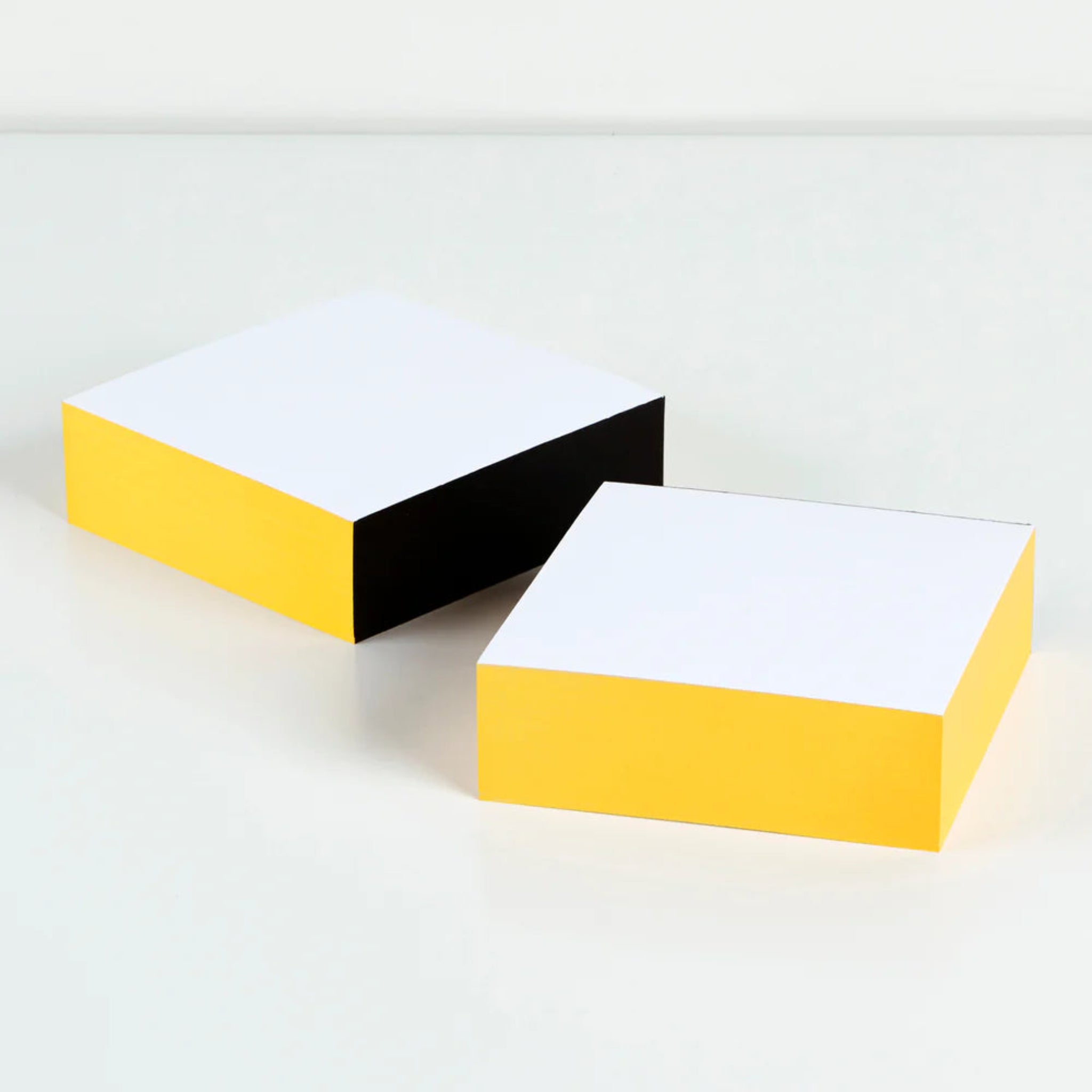 Small Square Notepad | Yellow Edging