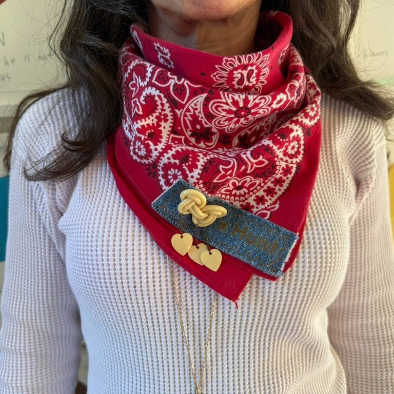 Bandana - Floating hearts