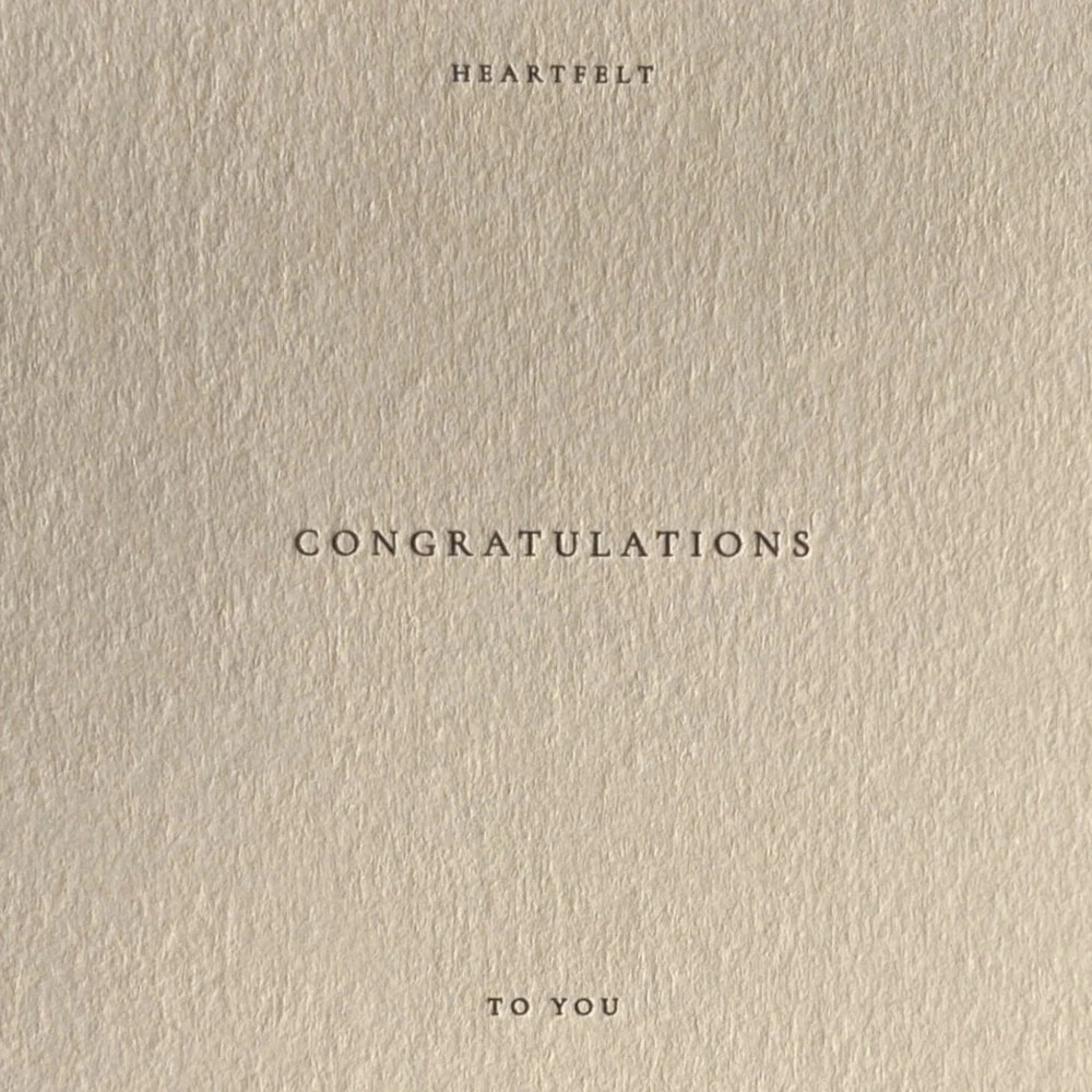 CONGRATULATIONS NO. 01