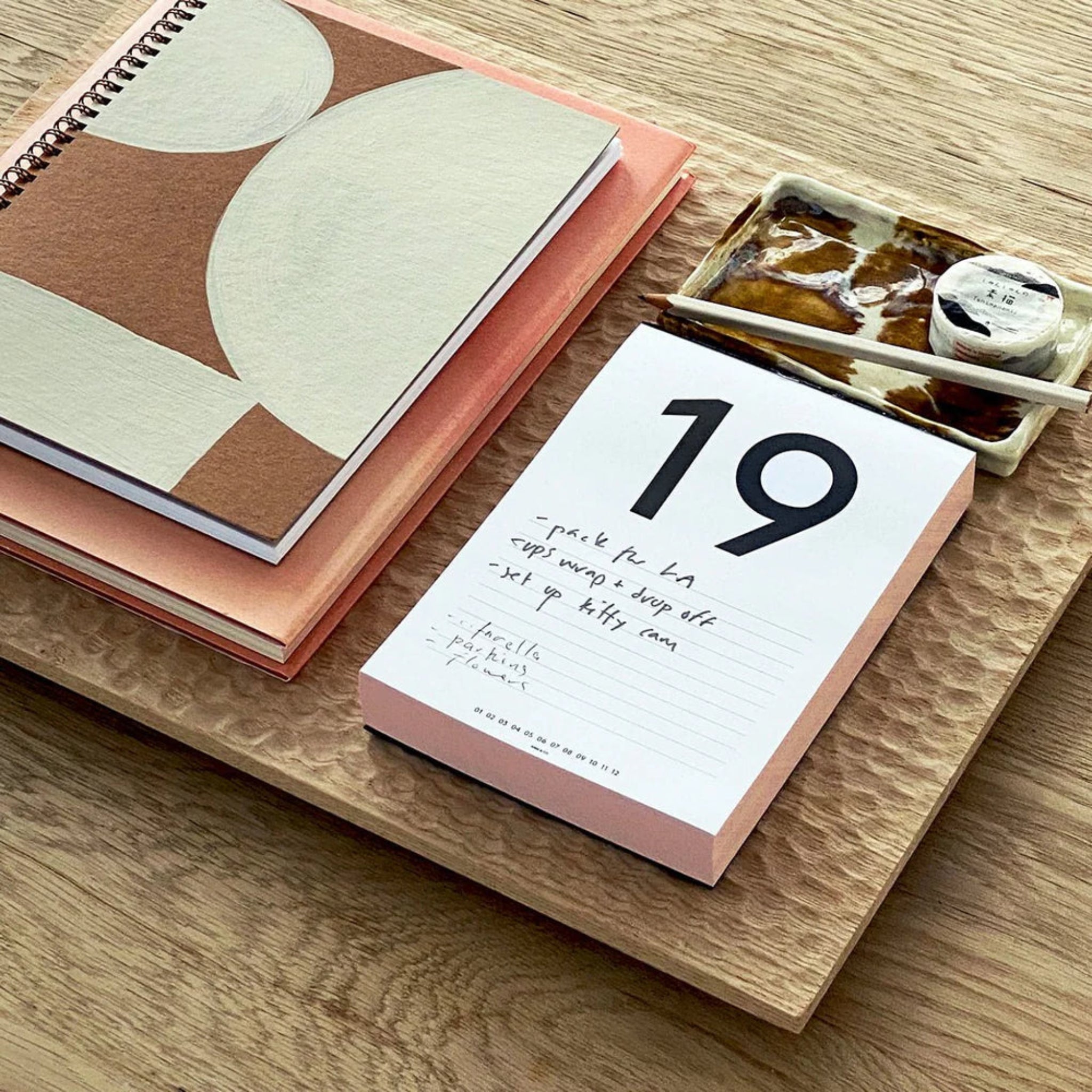 Daily Calendar Pad | Blush