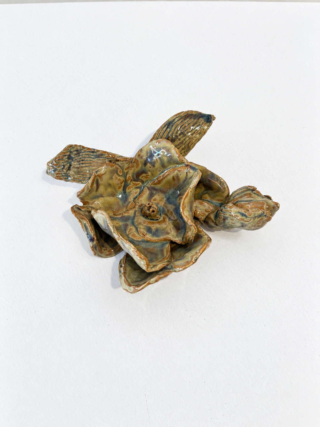 Ceramic Flower - Light Blue