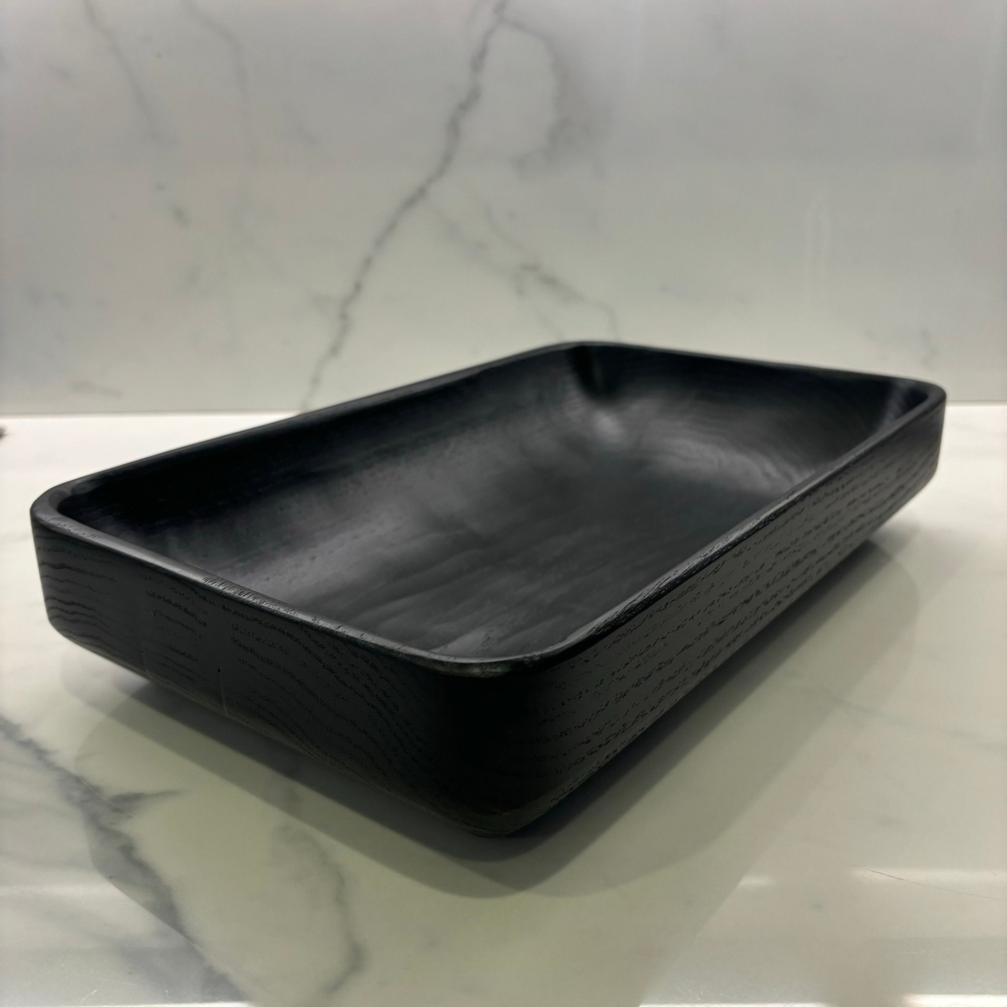 Blackened Oak Tray | Large