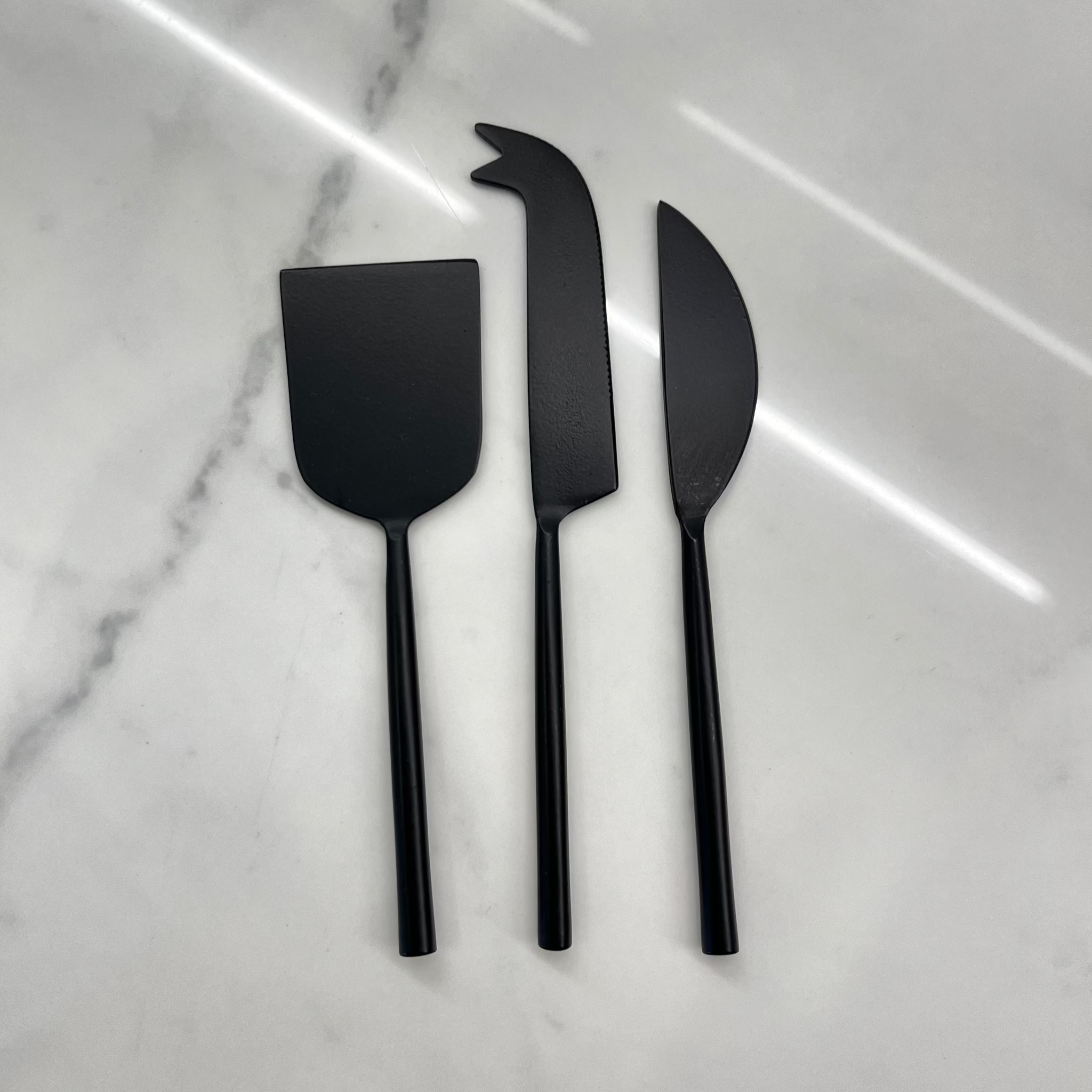 Cheese Knife Set | Black