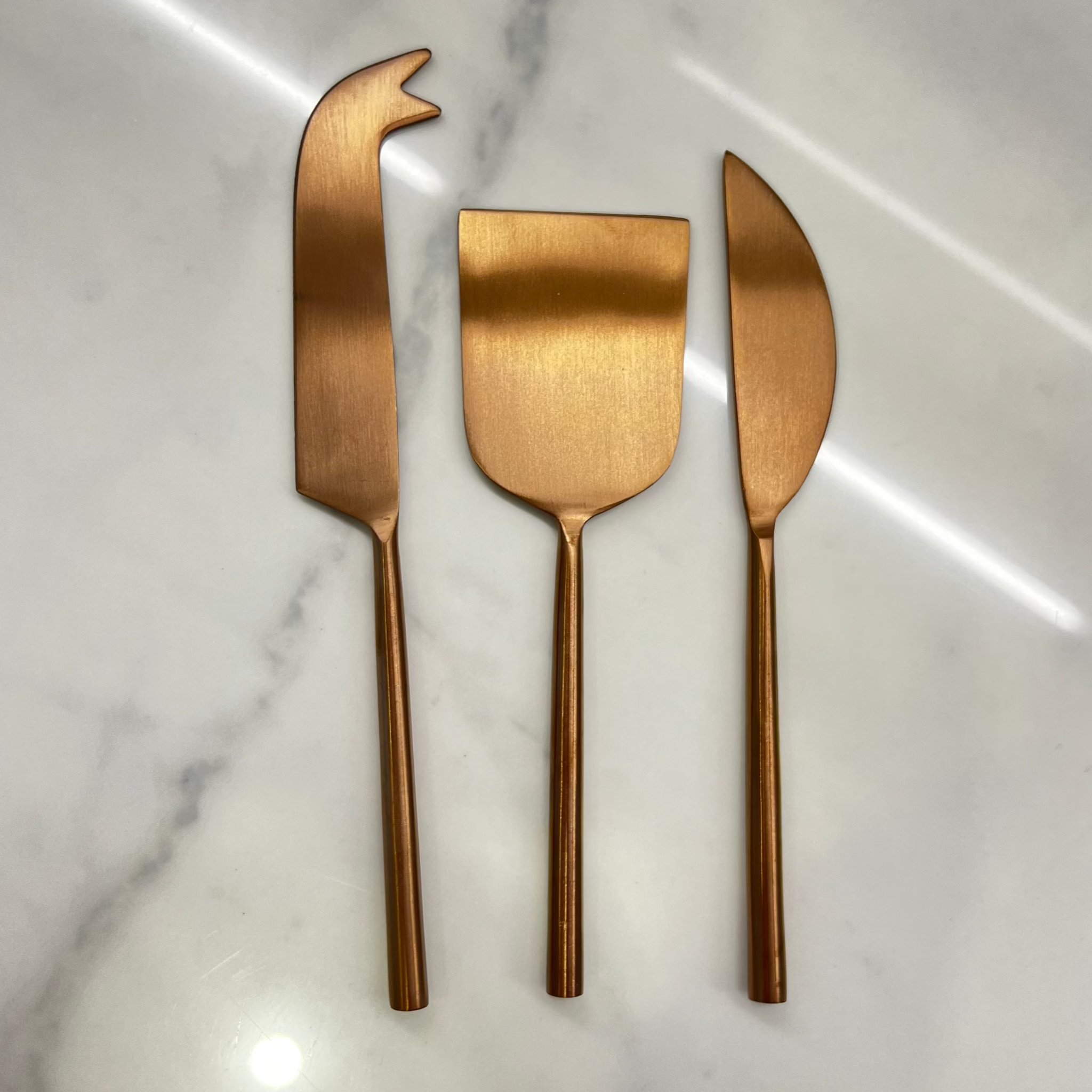 Cheese Knife Set | Rose Gold