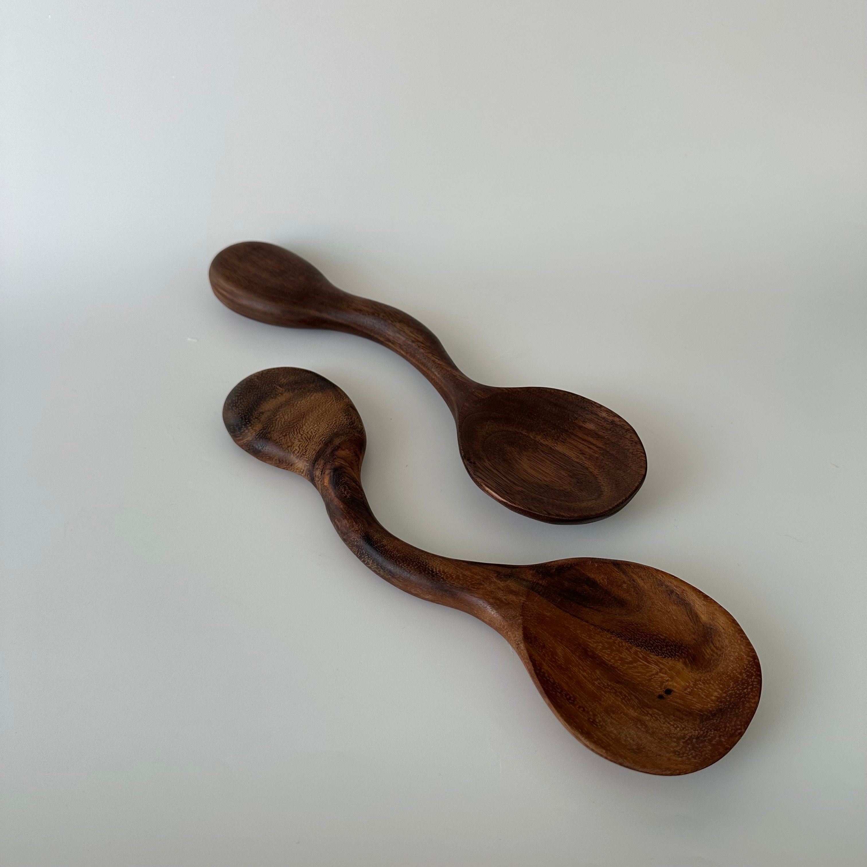 Short Salad Spoon Set | Maple