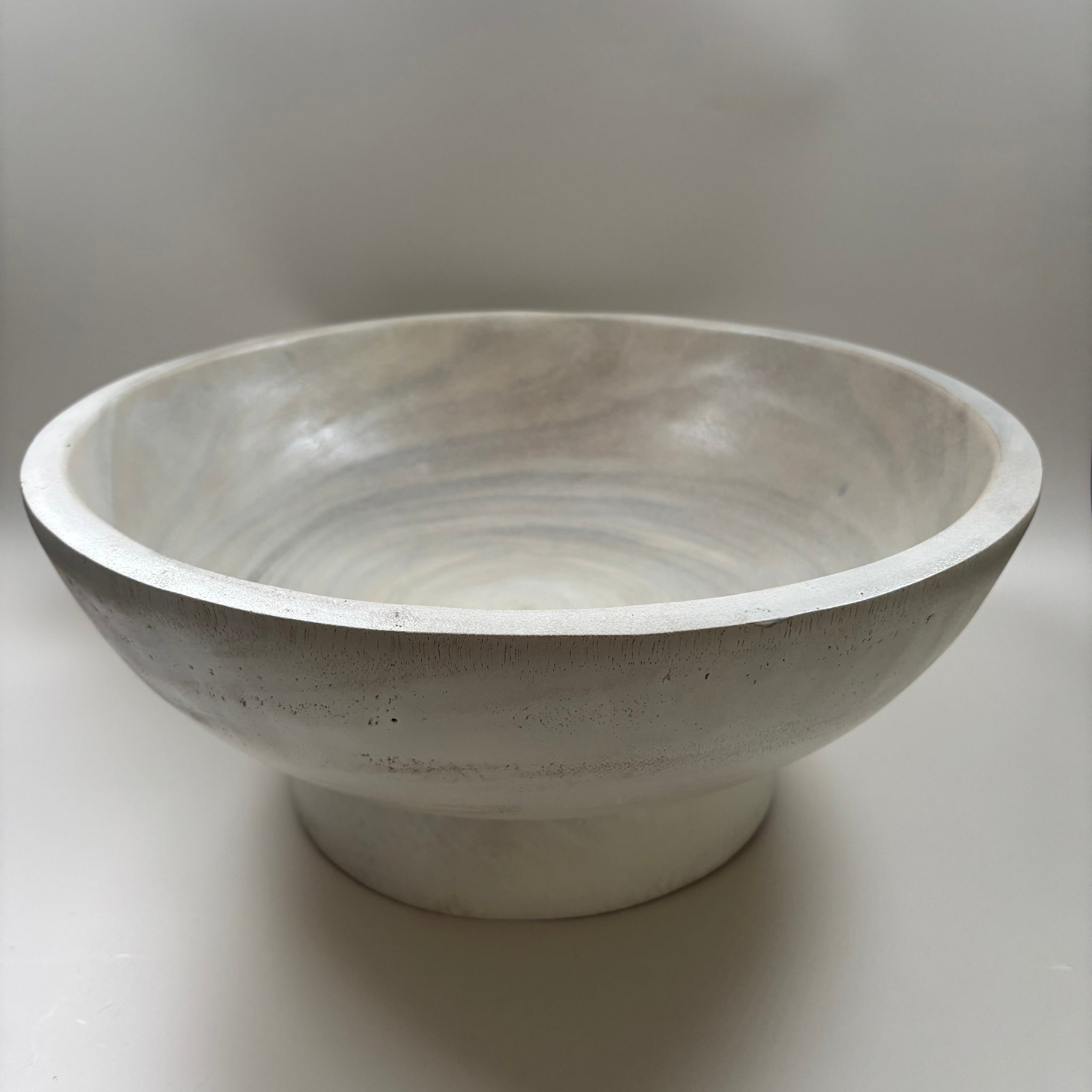 Small Footed Sun Bleached Bowl