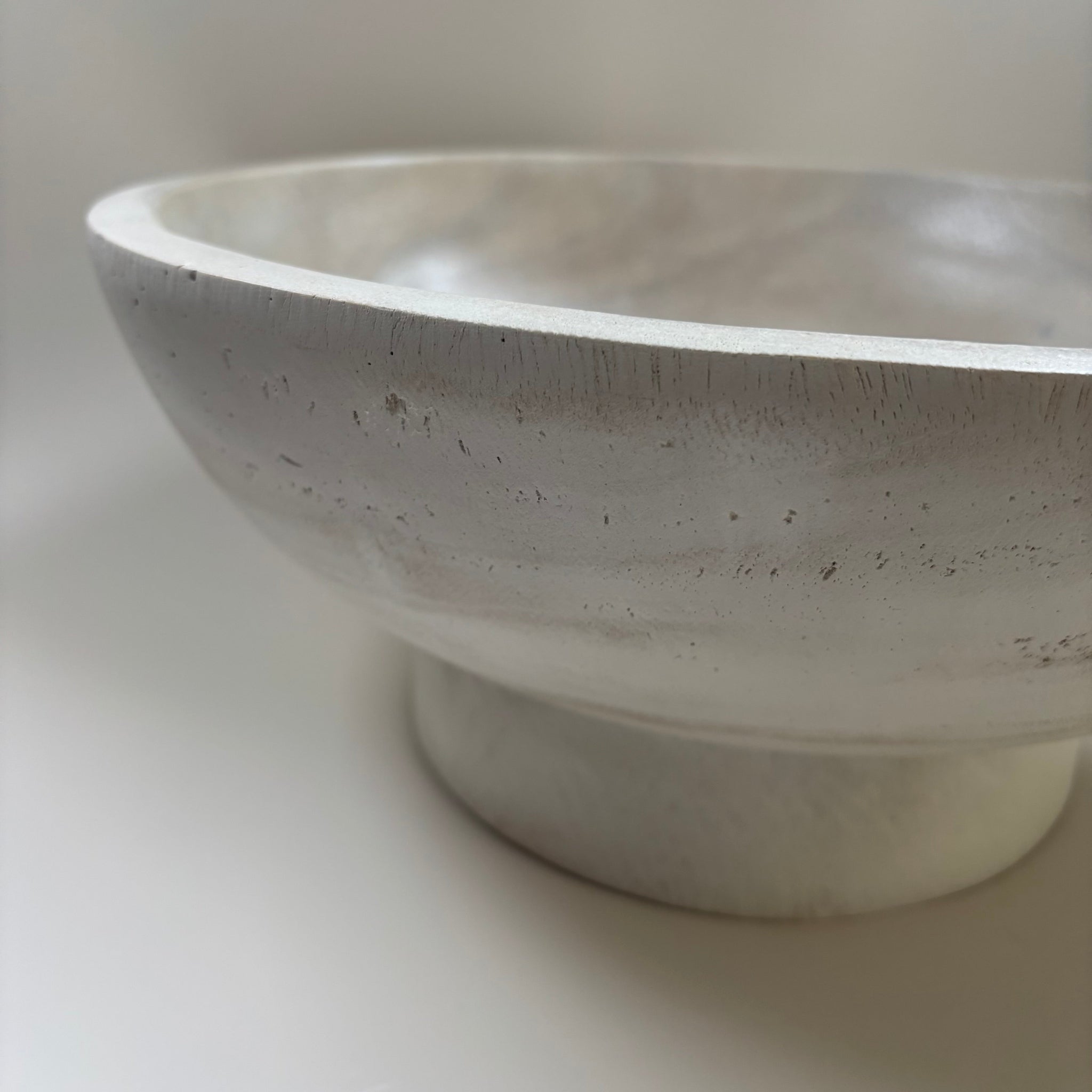 Small Footed Sun Bleached Bowl