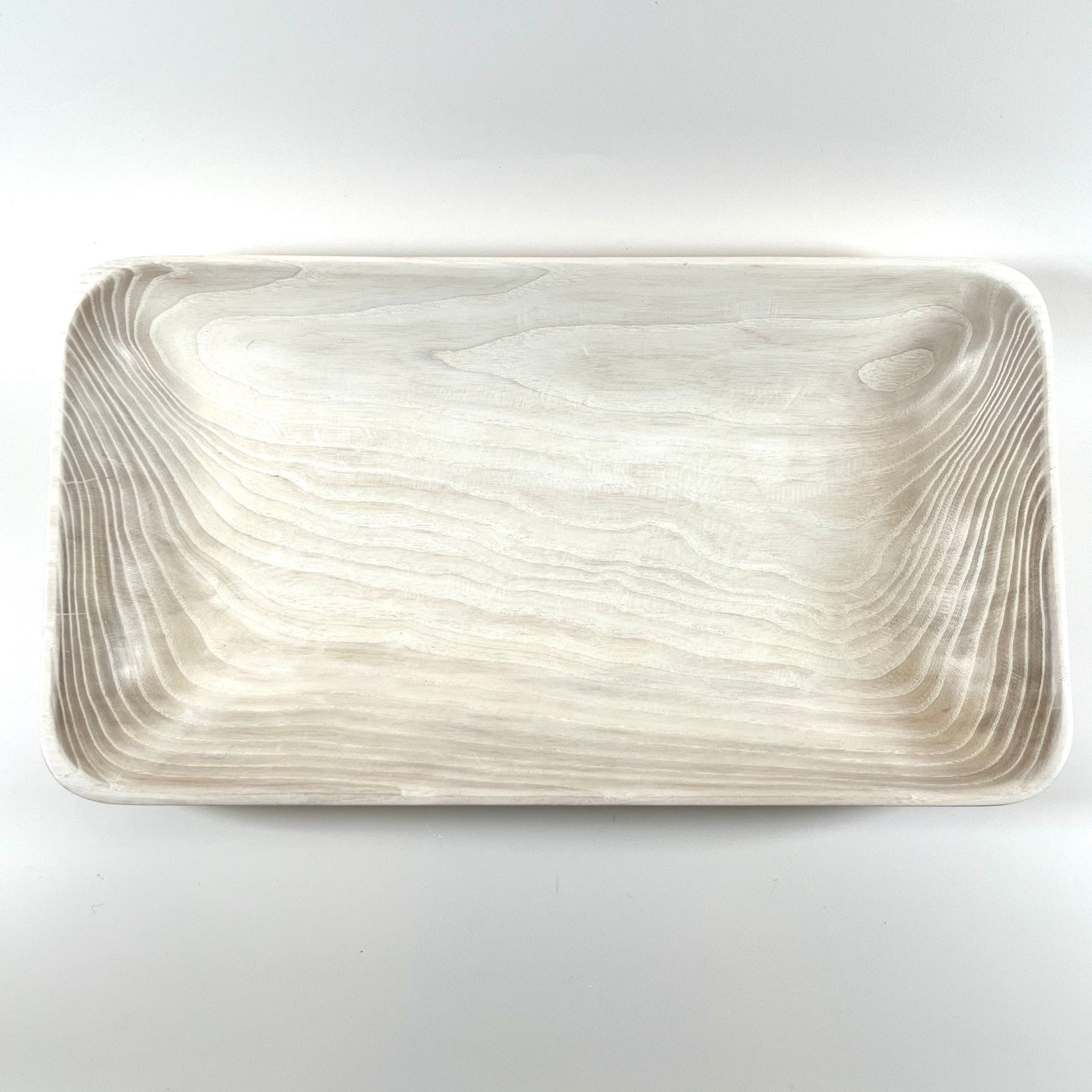 Sun-bleached Tray Bowl - Medium