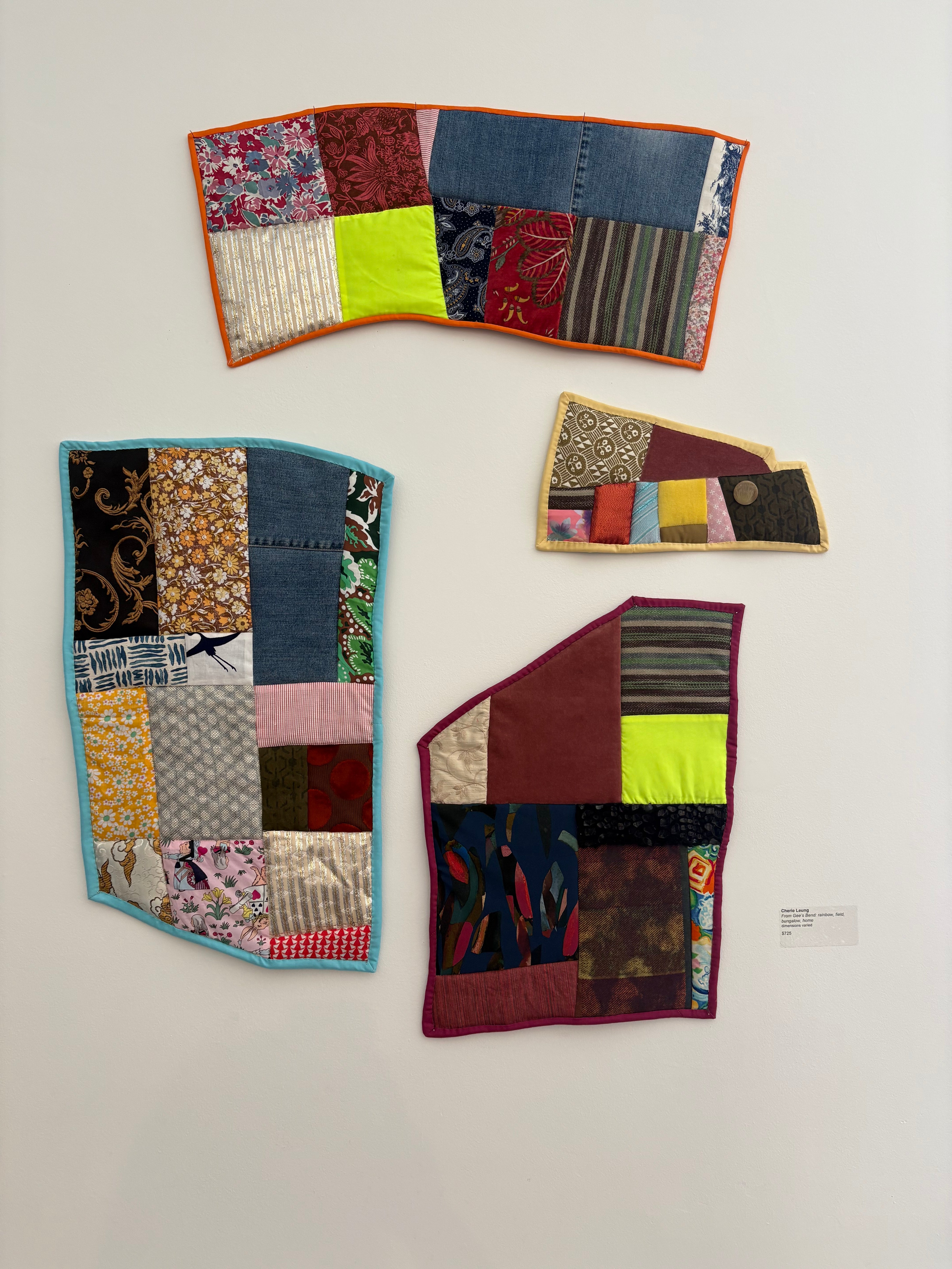 From Gee's Bend: rainbows, field, bungalow, home