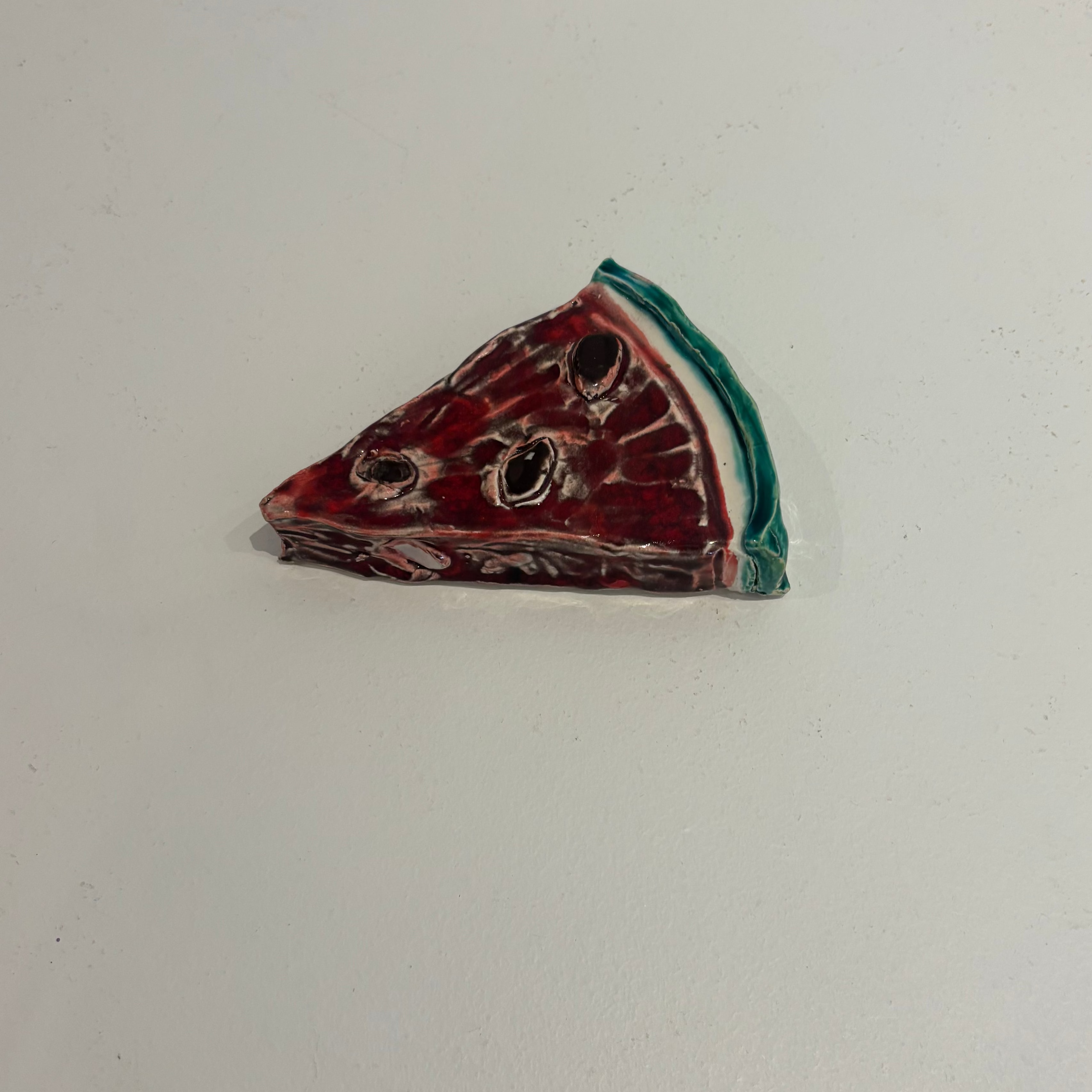 Ceramic slide of watermelon