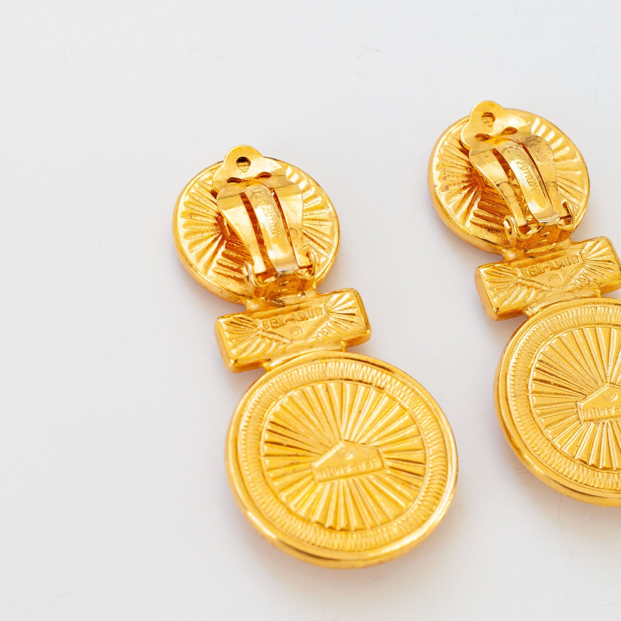 Vintage Designer Byzantine Earrings