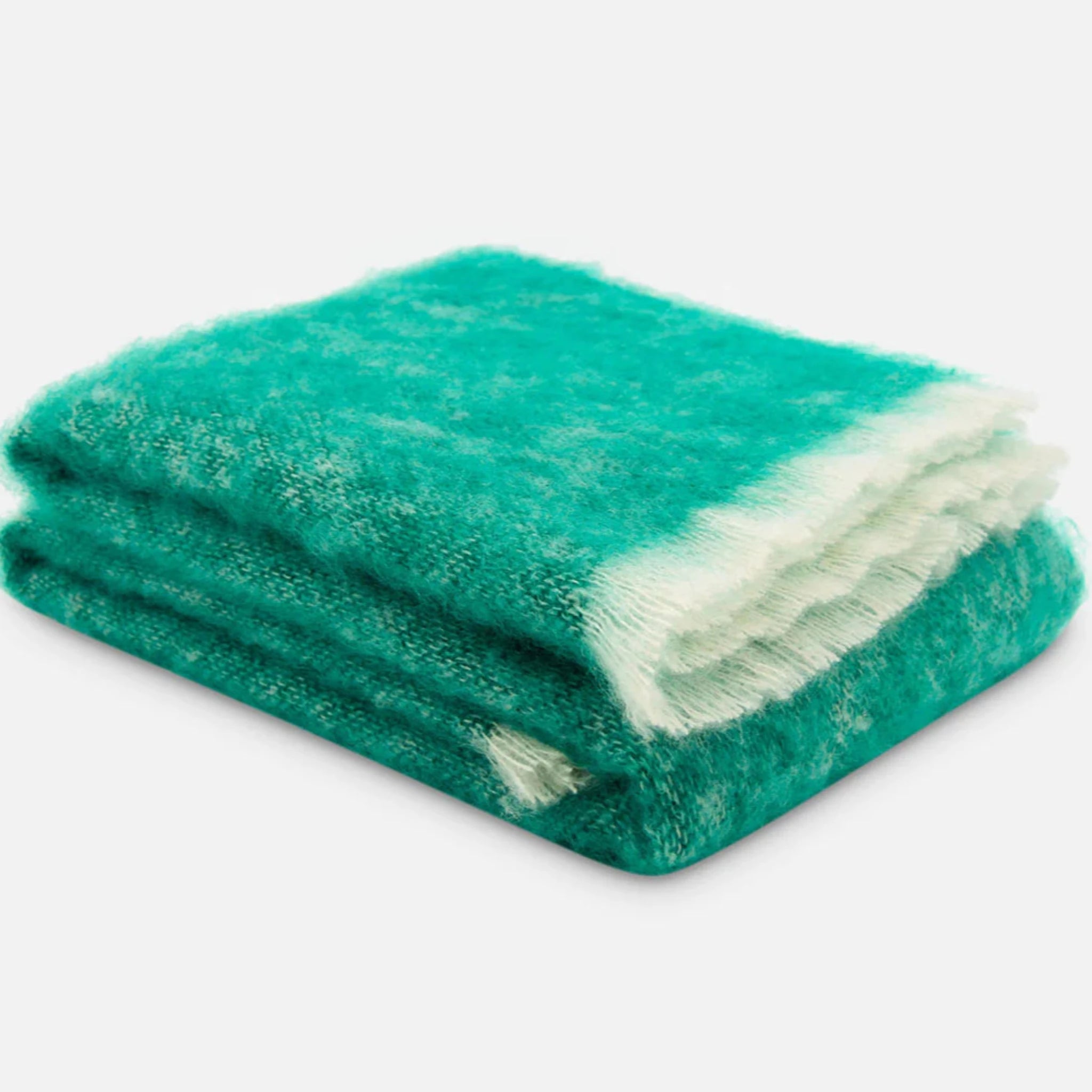 Mohair Throw Blanket | Bottle