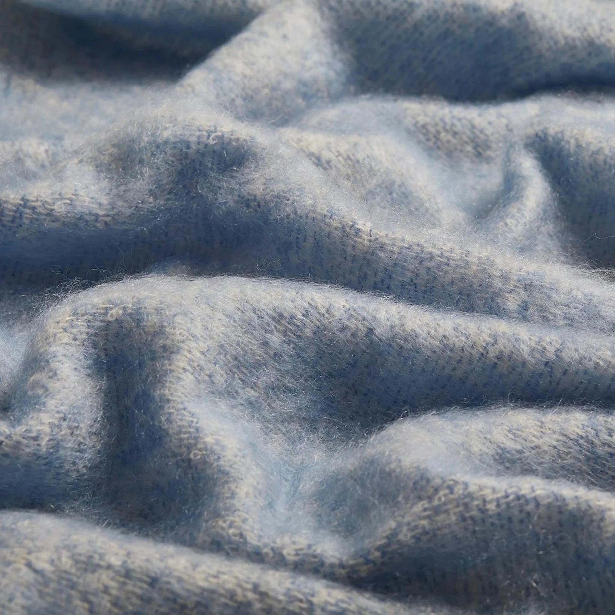 Mohair Throw Blanket | Azure