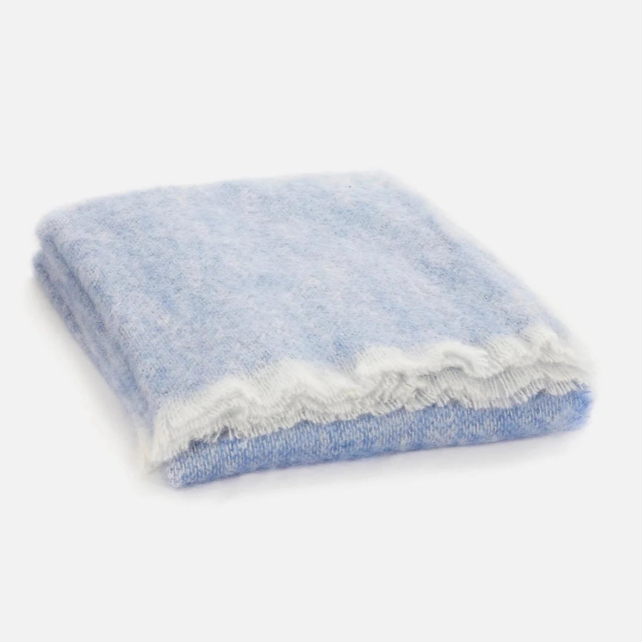 Mohair Throw Blanket | Azure