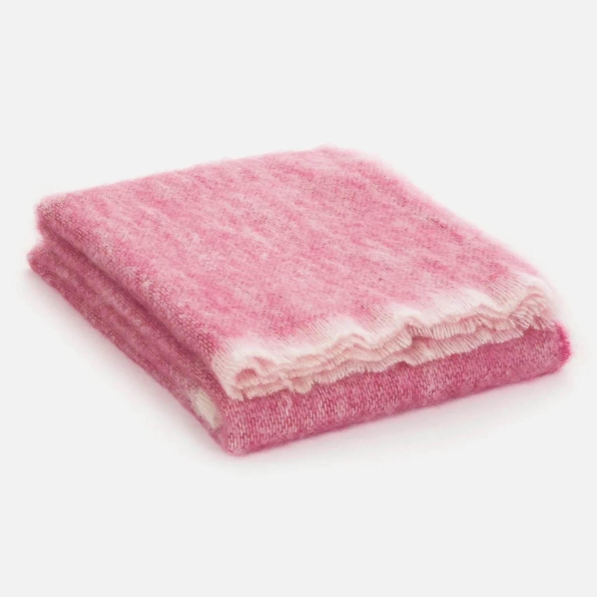 Mohair Throw Blanket | Foxglove