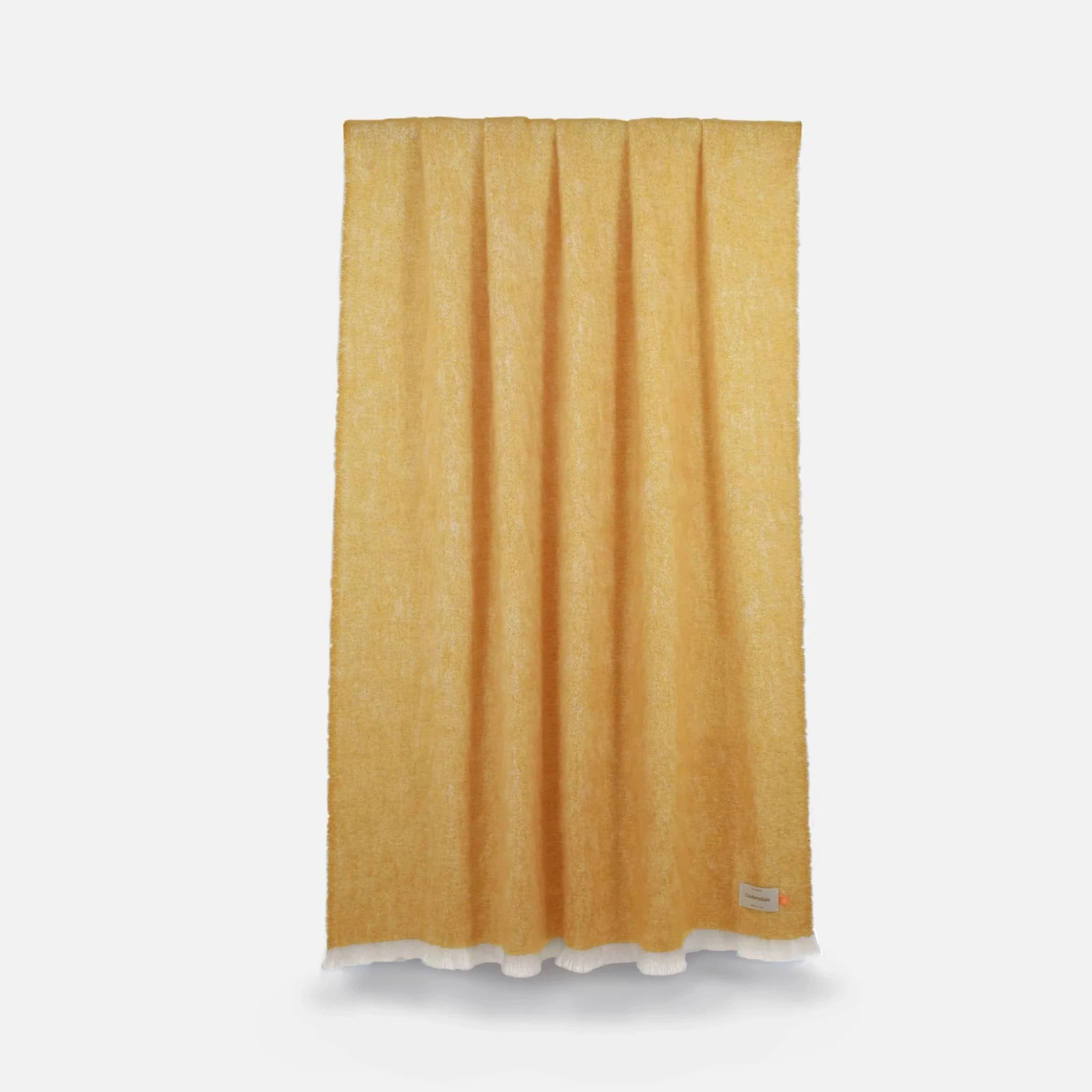 Mohair Throw Blanket | Ochre