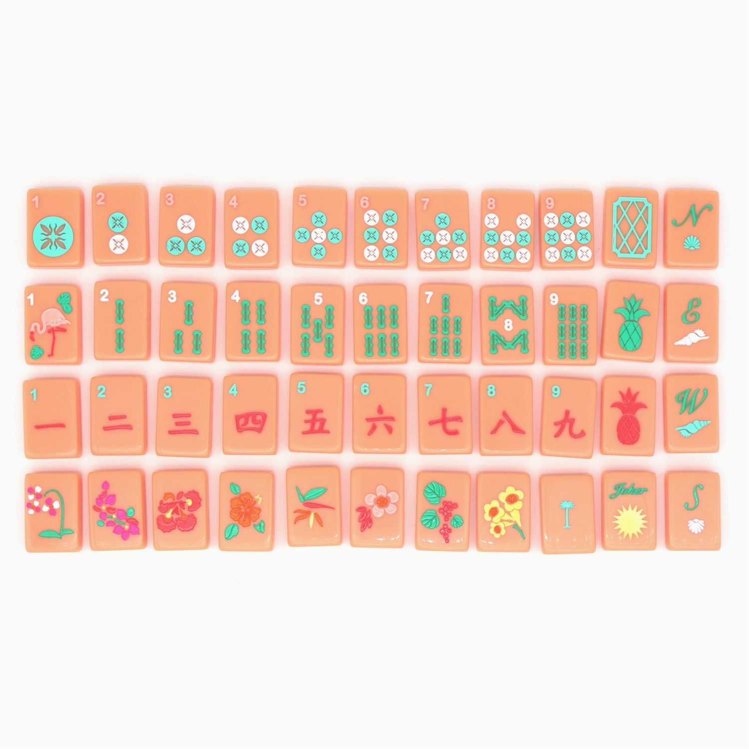 Salmon Island Mahjong Tiles