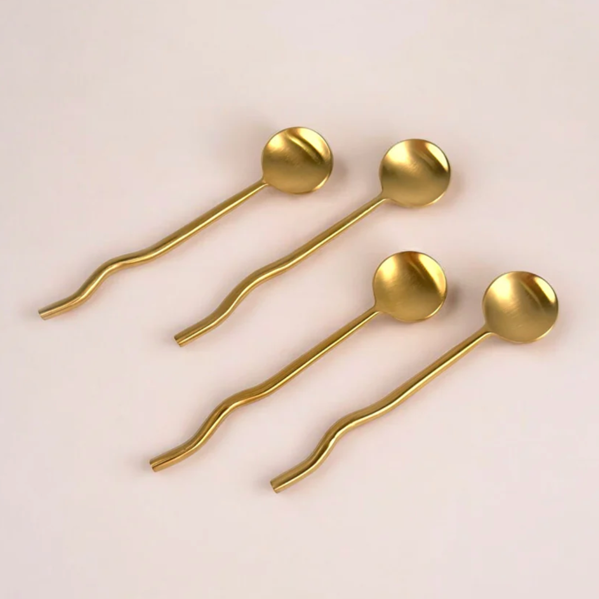 Nadia Spoon Brass (Set of 4)